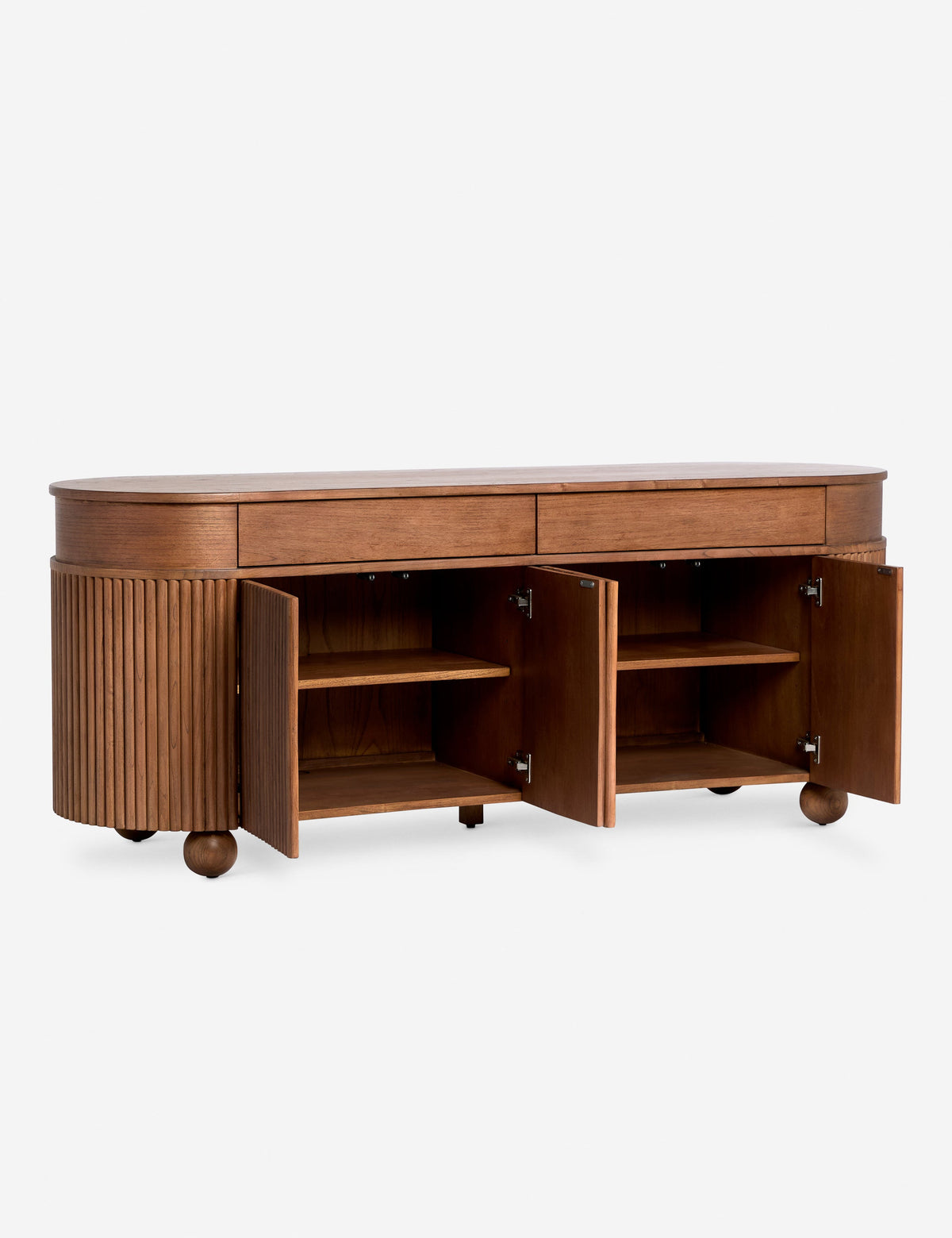 Lulu and Georgia - Open Box: Conte Sideboard, Cool Brown
