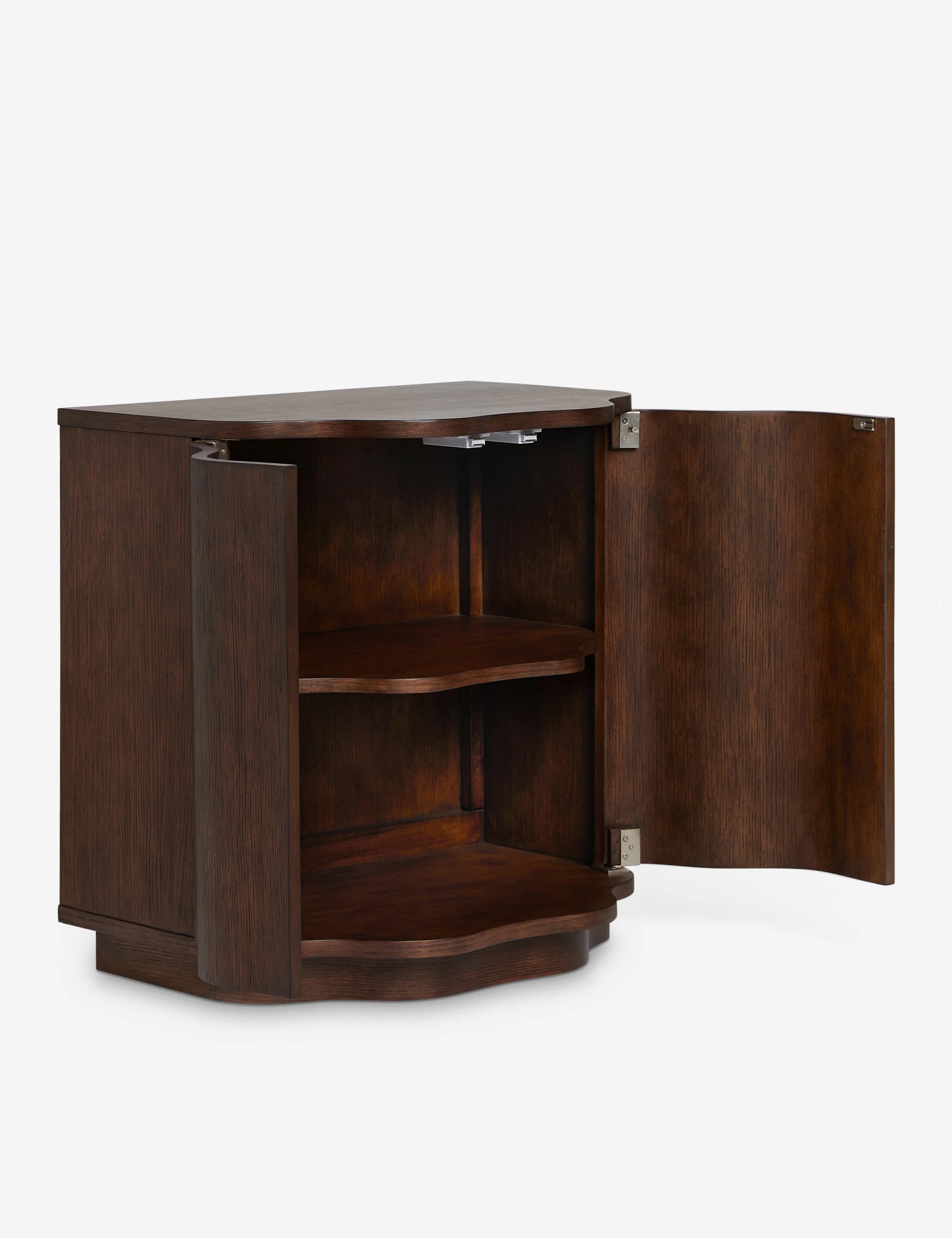 Lulu and Georgia - Open Box: Cora Nightstand, Walnut by Lolly Lolly Ceramics