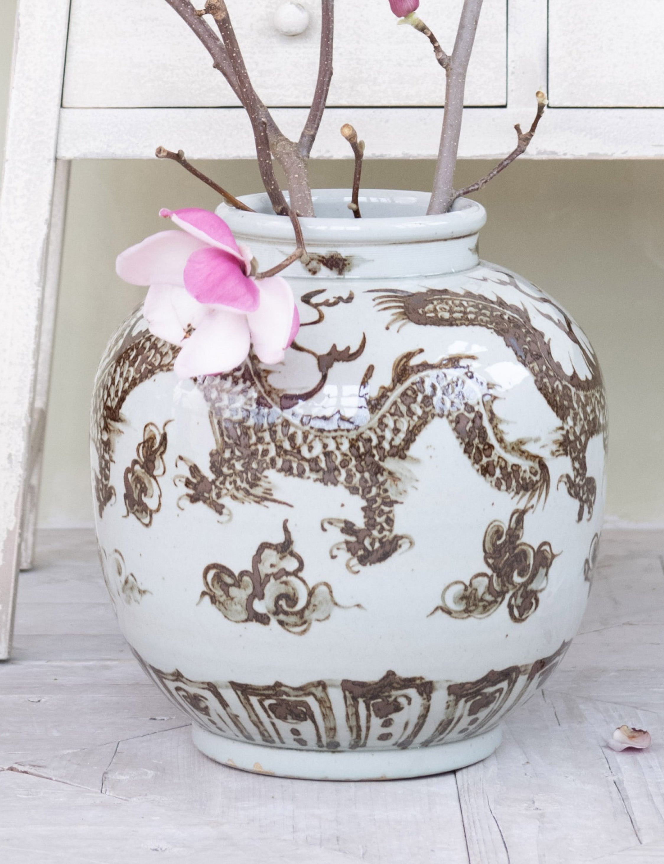 Lulu and Georgia - Lansing Hand - Painted Vase