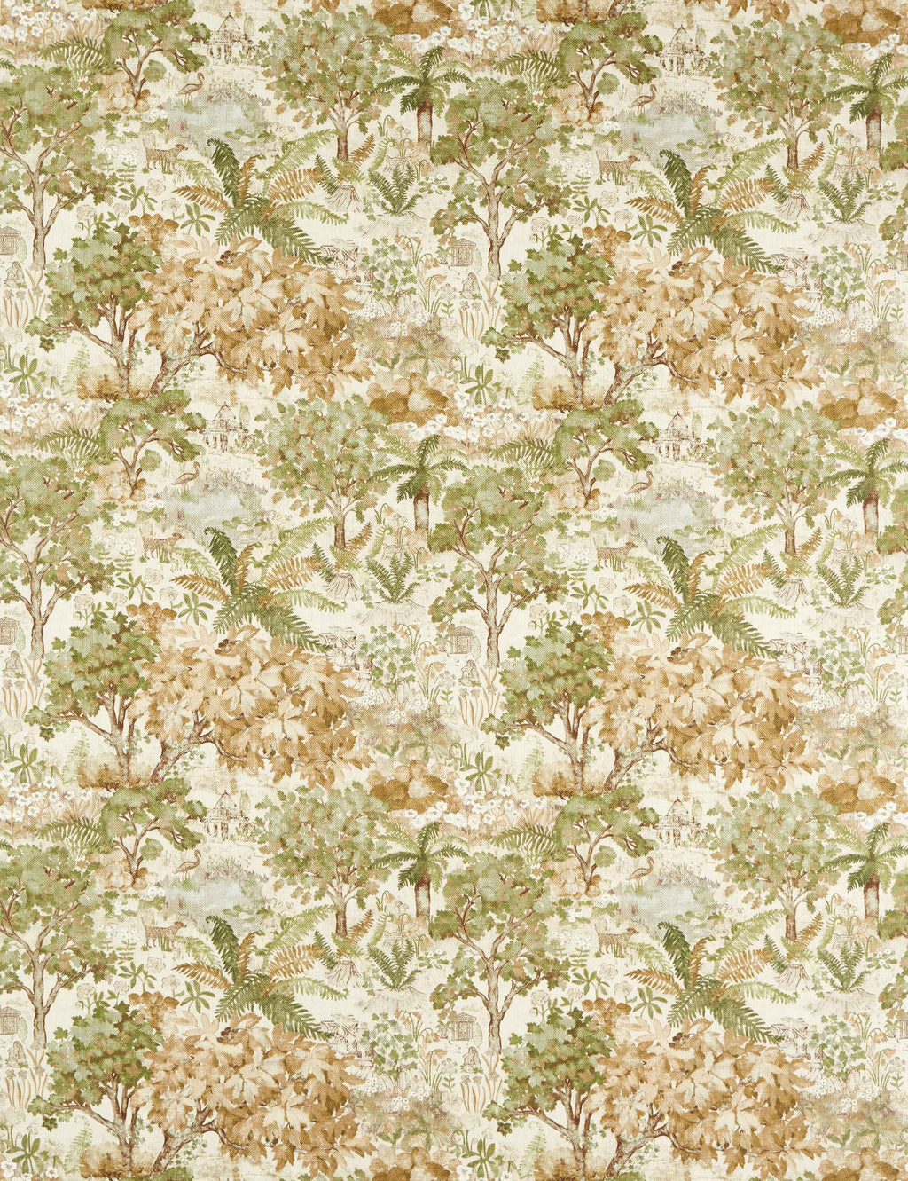 Lulu and Georgia - The Stumpery Cotton Fabric by Sanderson