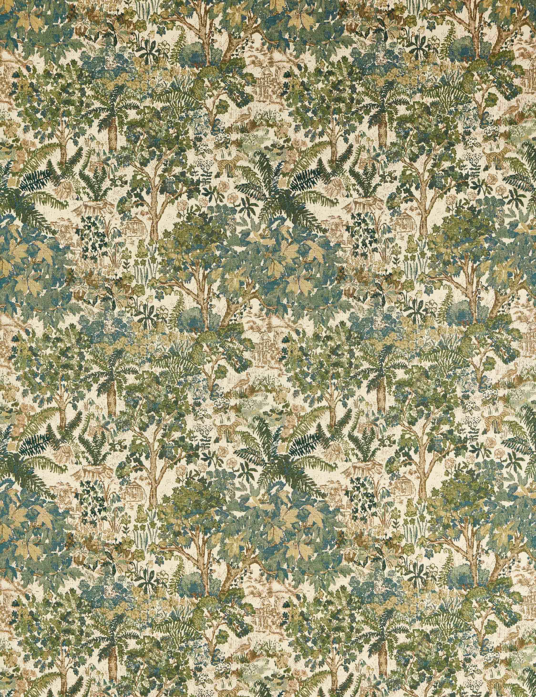 Lulu and Georgia - Stumpery Tapestry Cotton Fabric by Sanderson