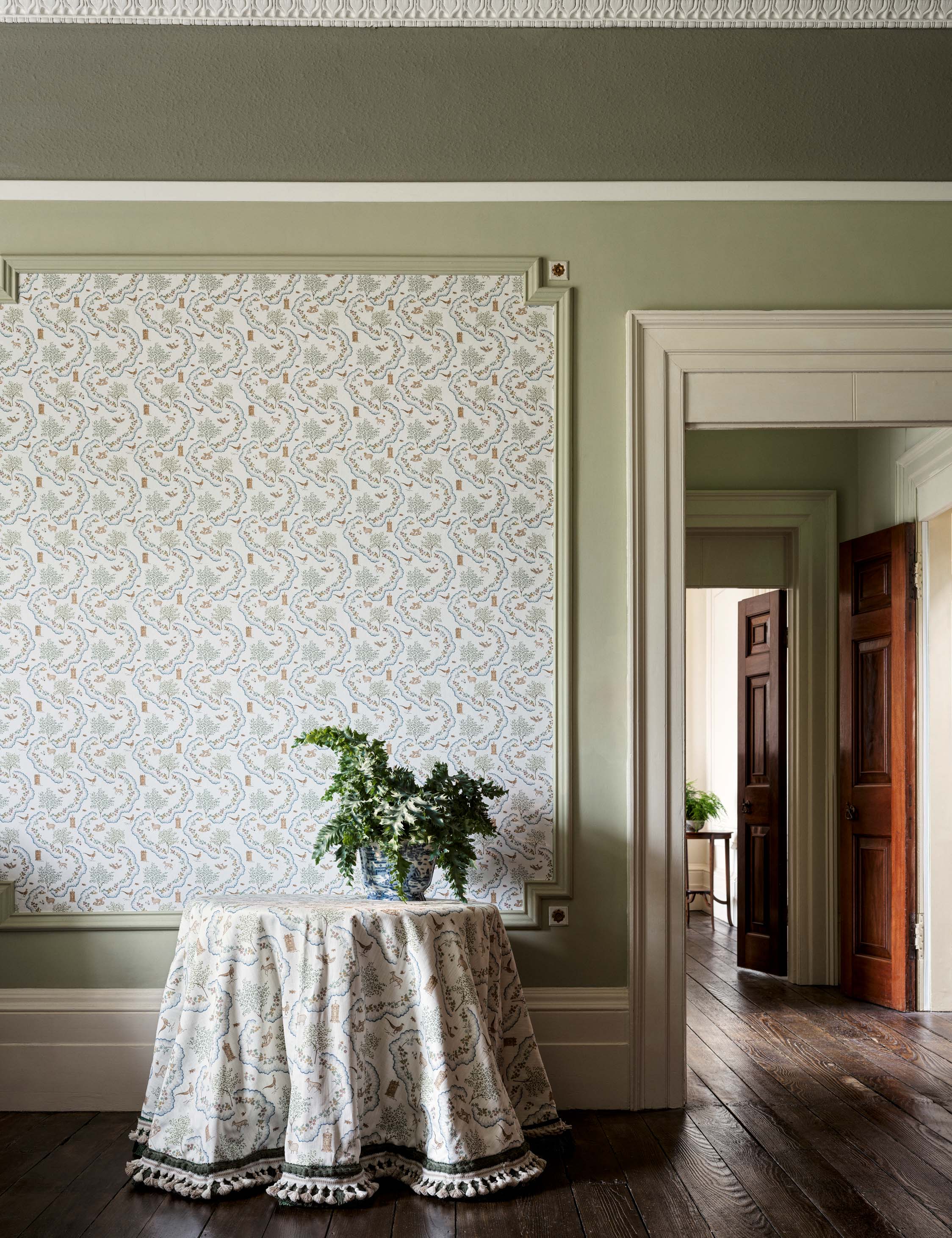 Lulu and Georgia - Wildflower Meadow Wallpaper by Sanderson