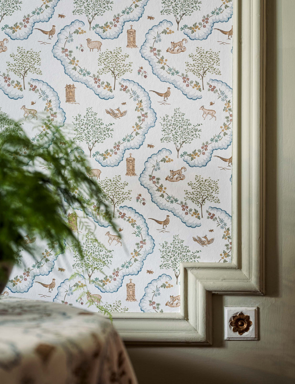 Lulu and Georgia - Wildflower Meadow Wallpaper by Sanderson