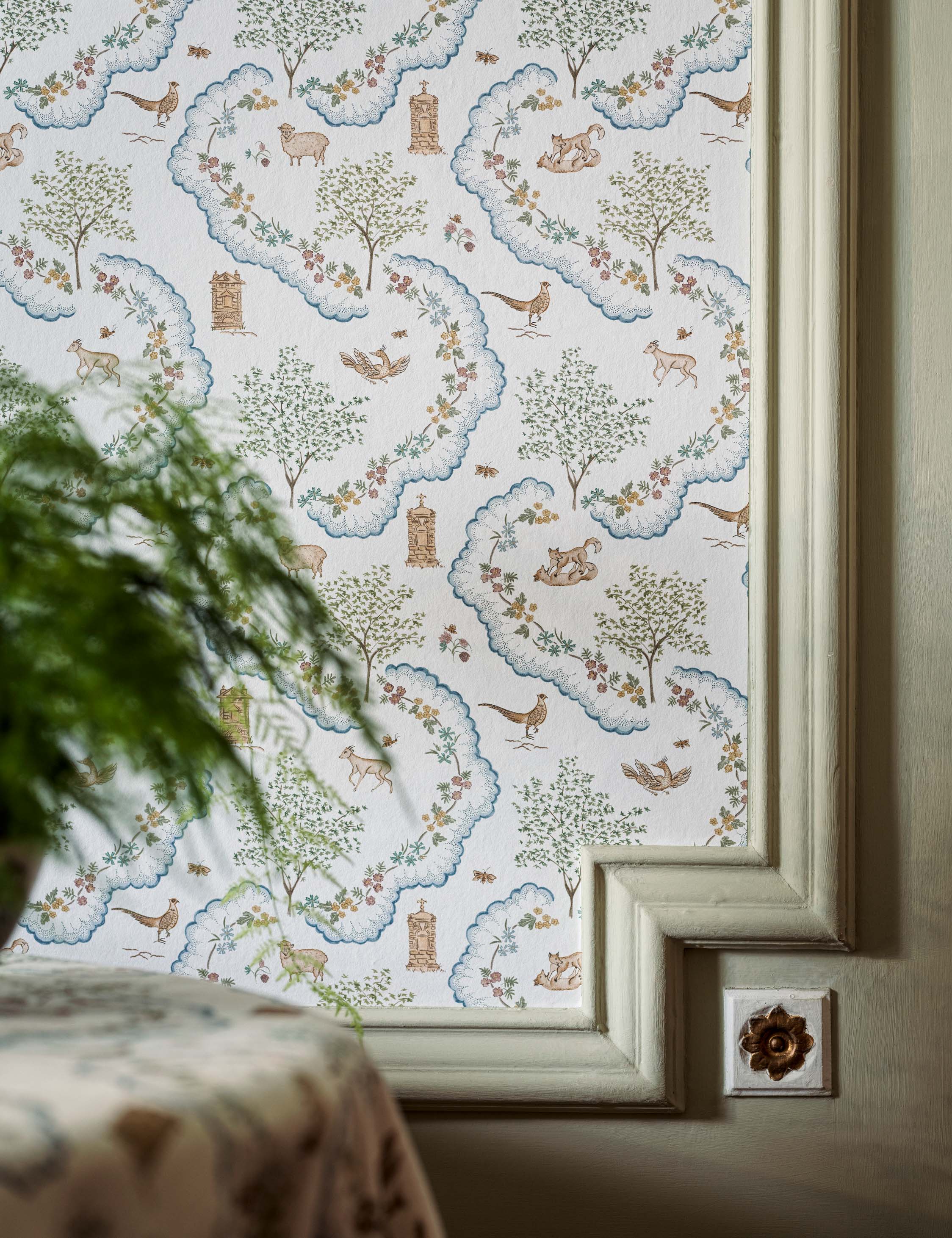 Lulu and Georgia - Wildflower Meadow Wallpaper by Sanderson