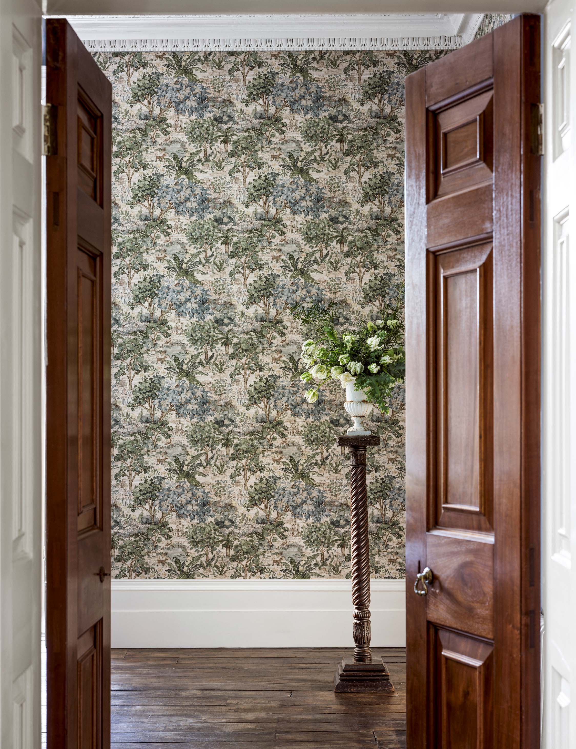 Lulu and Georgia - The Stumpery Wallpaper by Sanderson