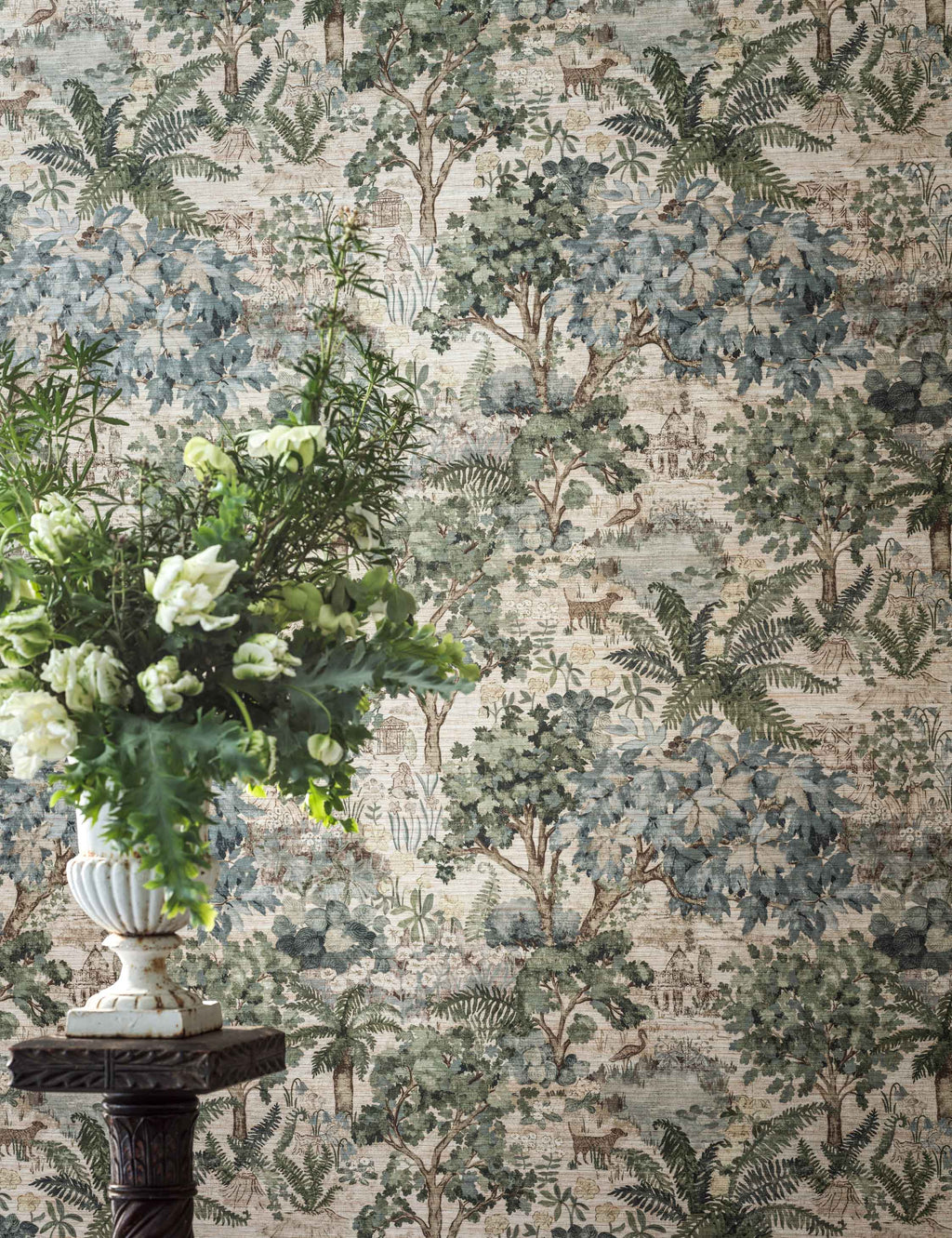 Lulu and Georgia - The Stumpery Wallpaper by Sanderson