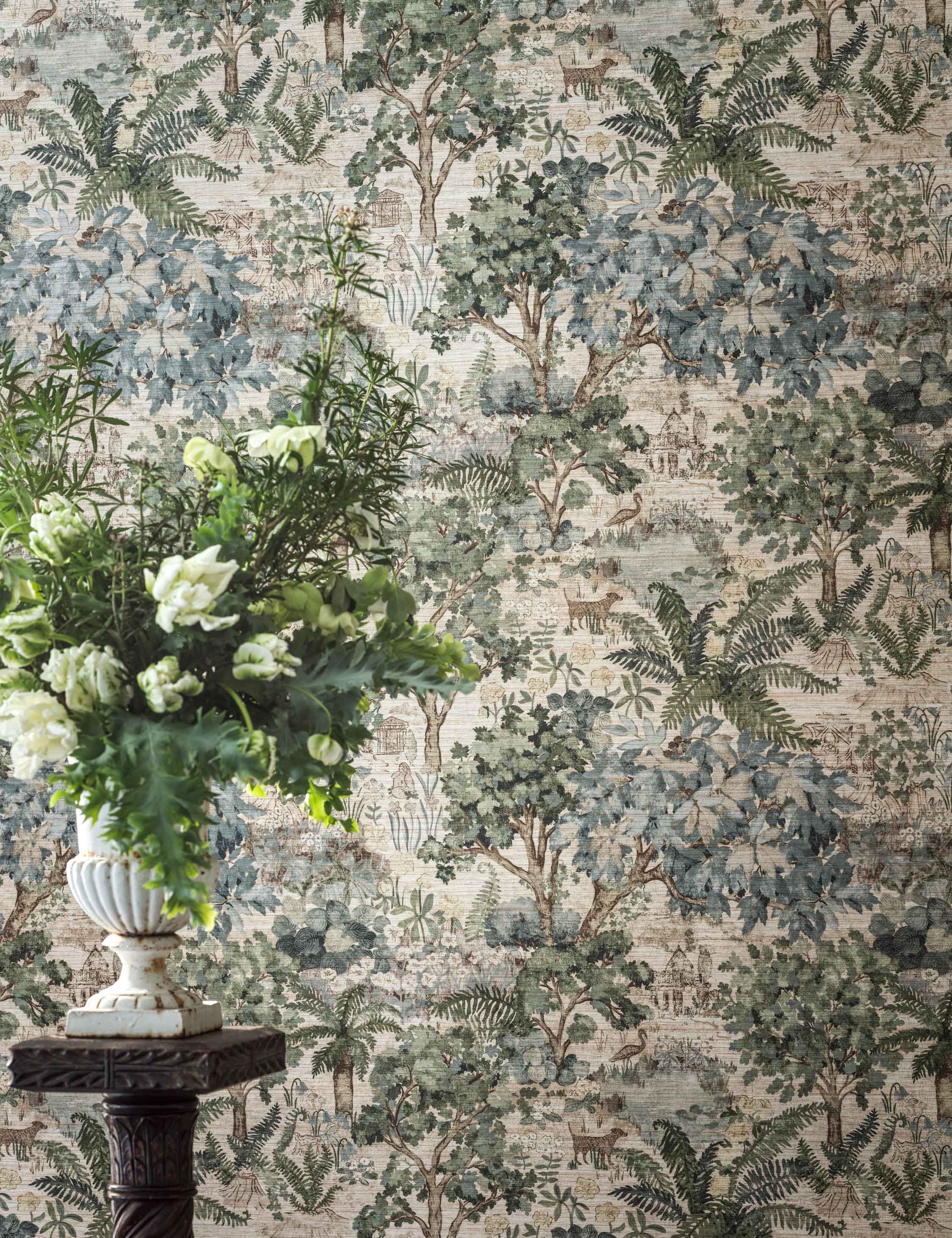 Lulu and Georgia - The Stumpery Wallpaper by Sanderson