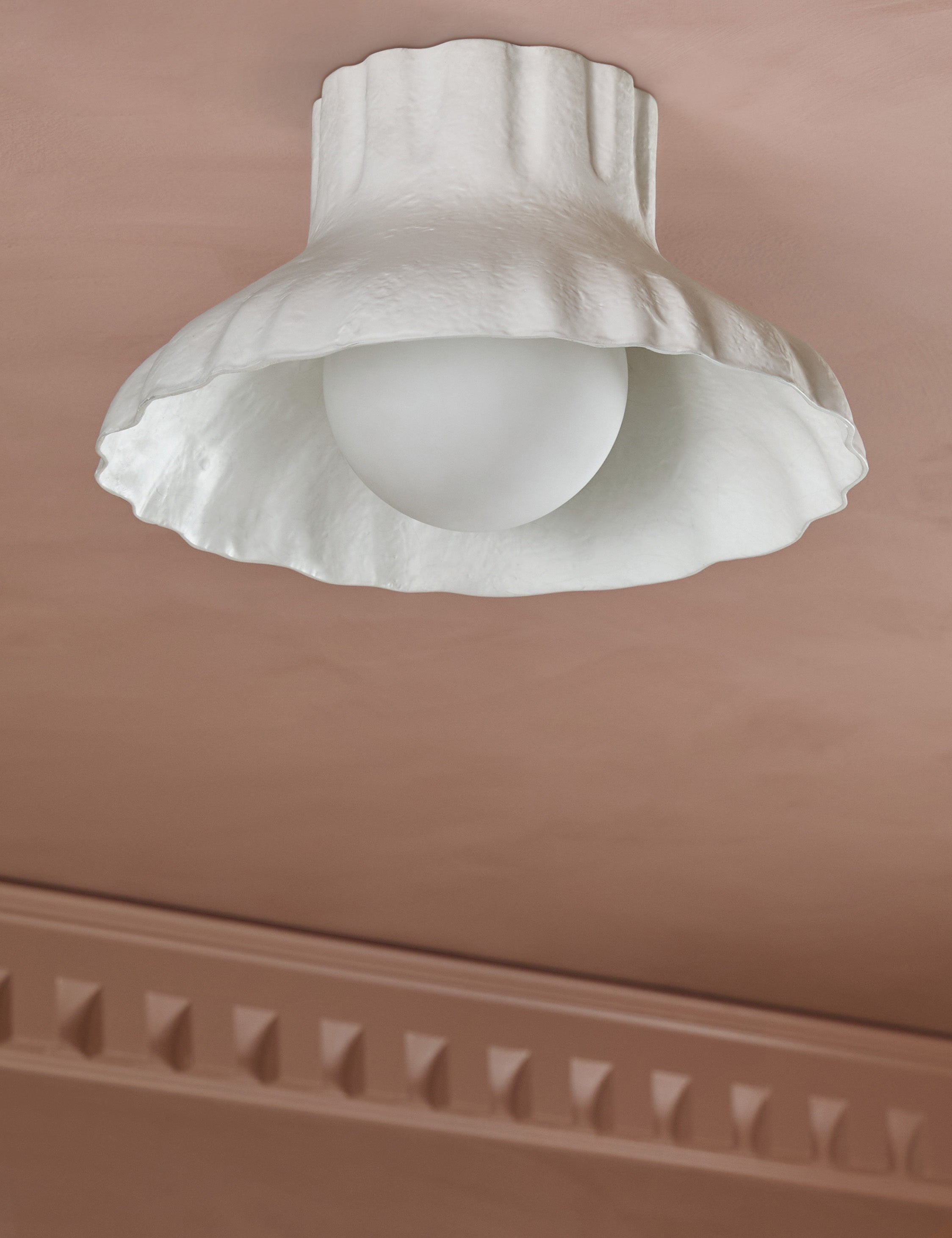 Lulu and Georgia - Doric Flush Mount Light by Sarah Sherman Samuel