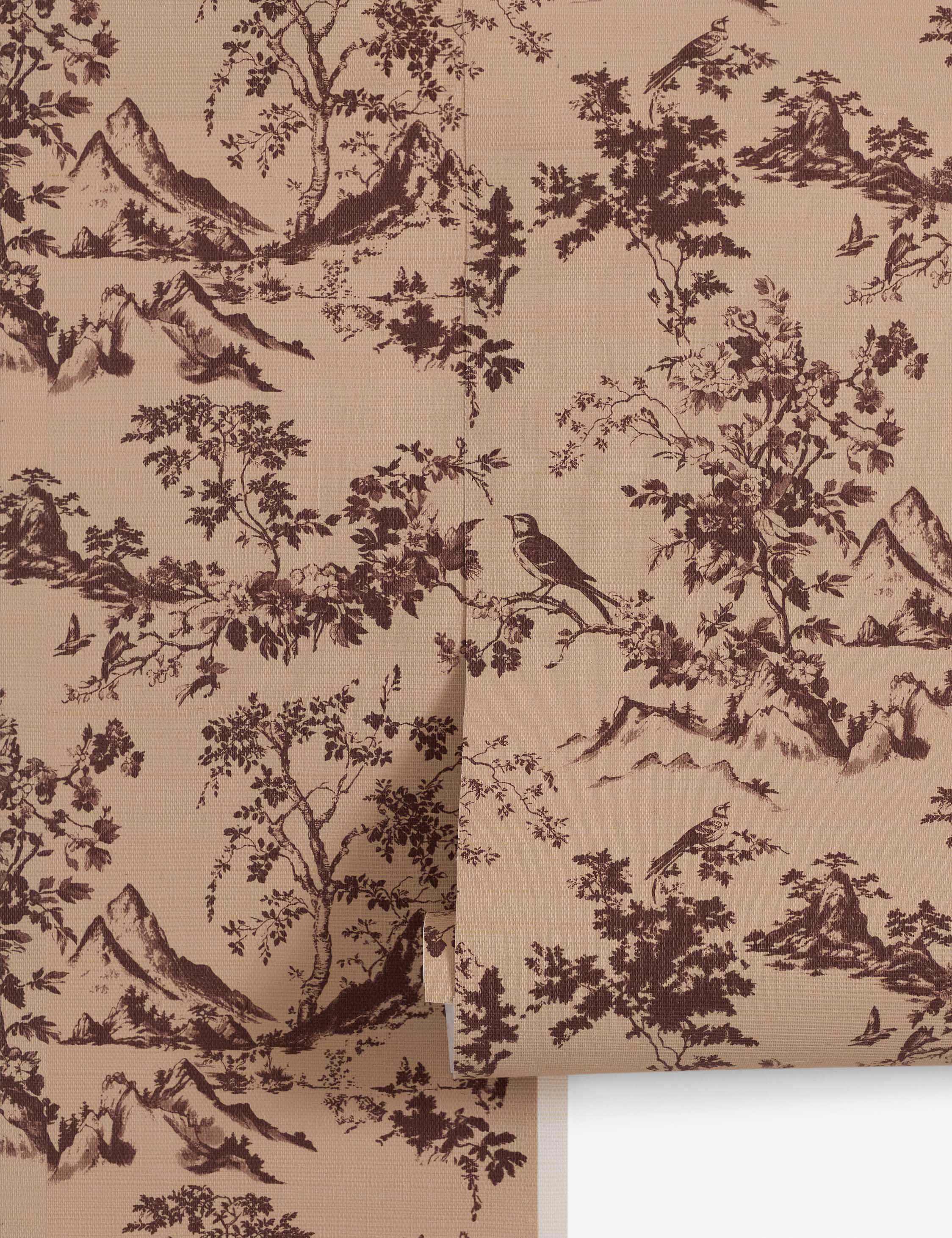 Lulu and Georgia - Dors Grasscloth Wallpaper by Jake Arnold