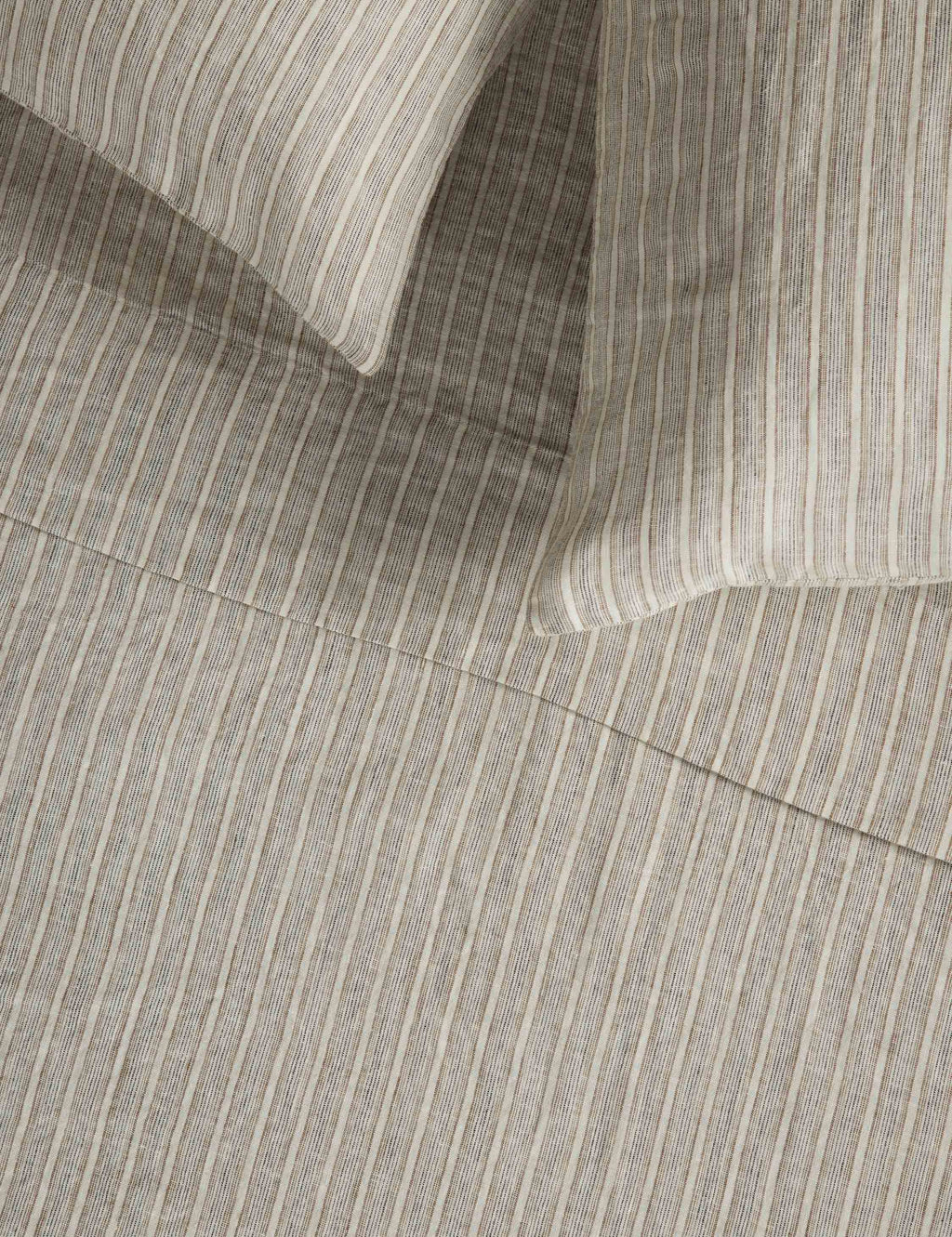 Lulu and Georgia - Eadlin Striped European Flax Linen® Sheet Set