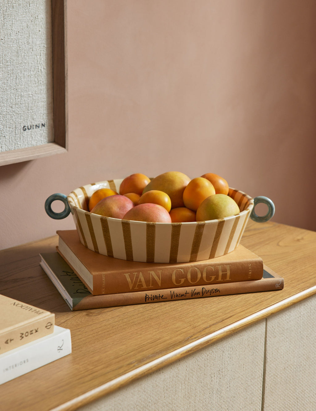 Lulu and Georgia - Bibbs Hand - Painted Centerpiece Bowl