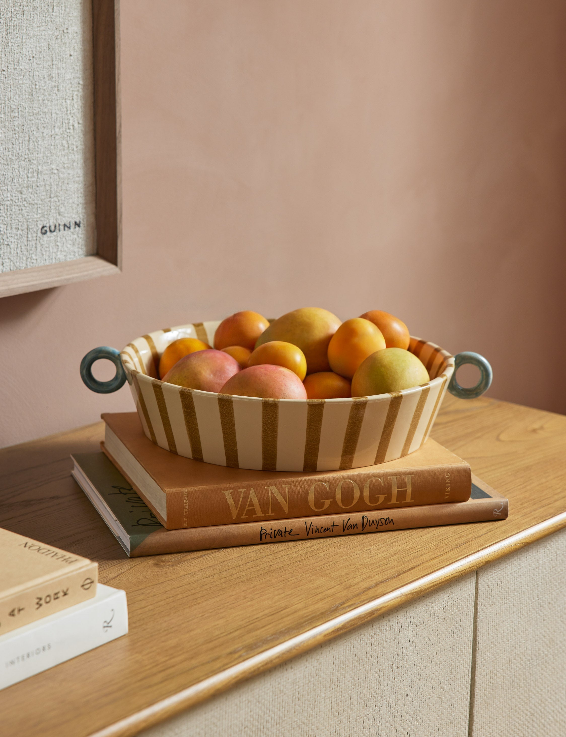 Lulu and Georgia - Bibbs Hand - Painted Centerpiece Bowl