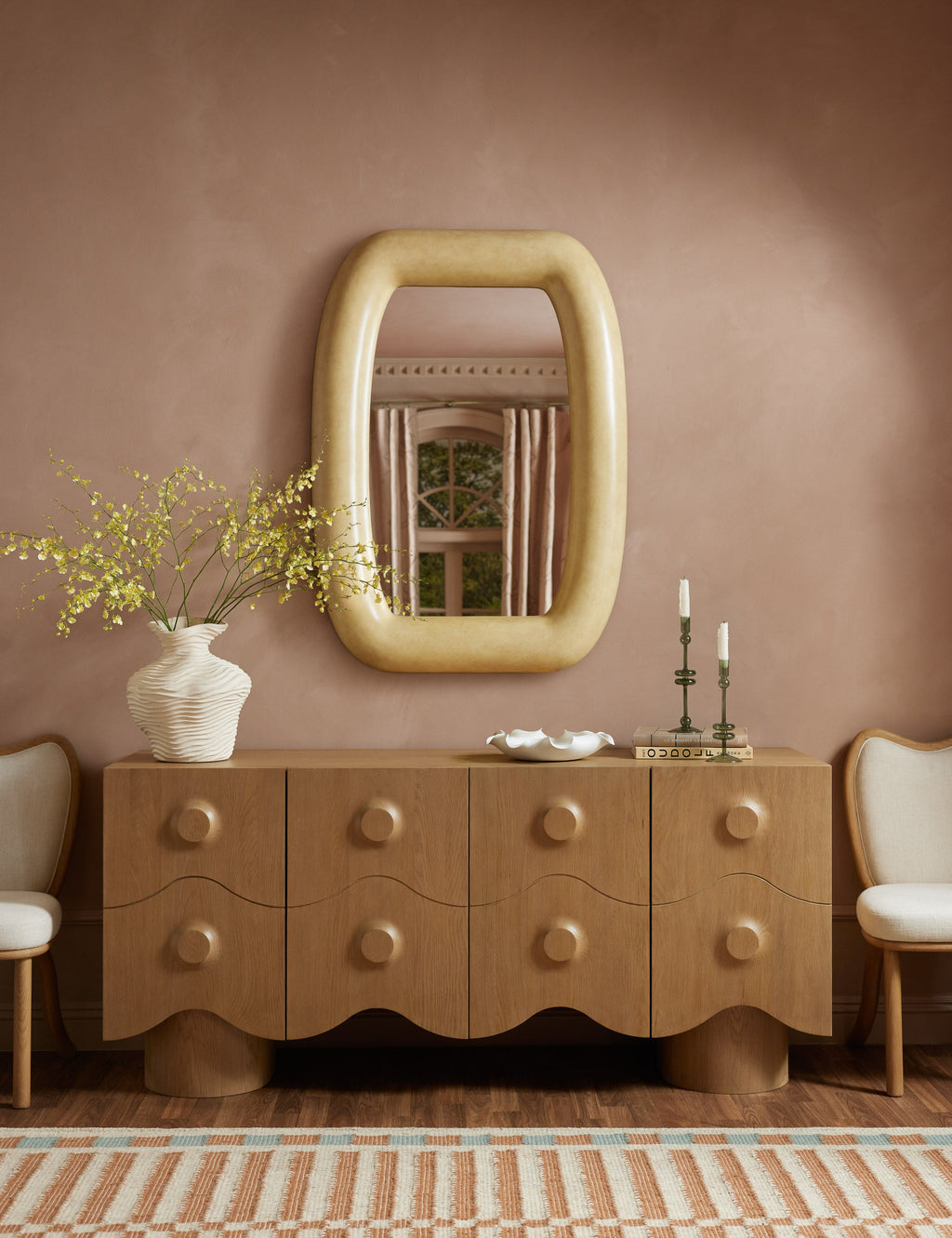 Lulu and Georgia - Open Box: Sellars Mirror, Parchment