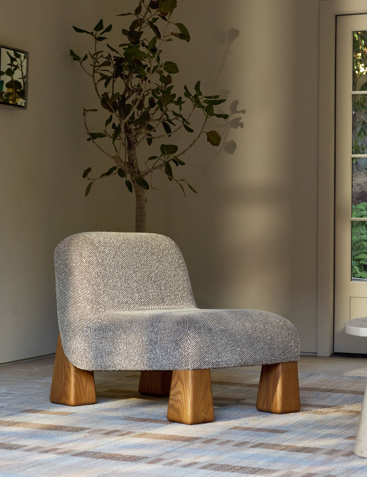 Lulu and Georgia - Open Box: Emelise Accent Chair, Cafe Basket Boucle