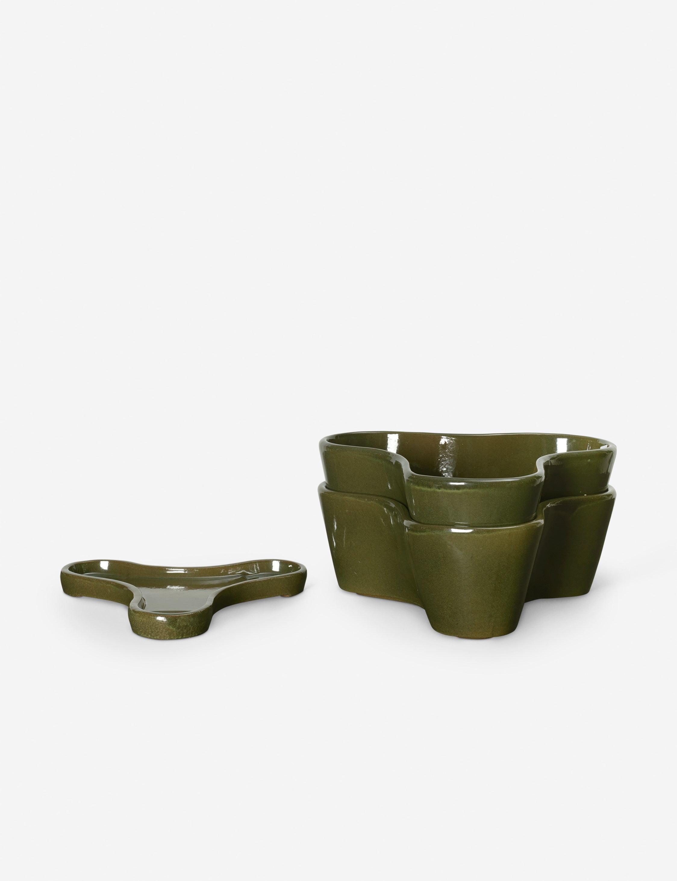 Lulu and Georgia - Gemi Stackable Planters (Set of 2) by Ferm Living