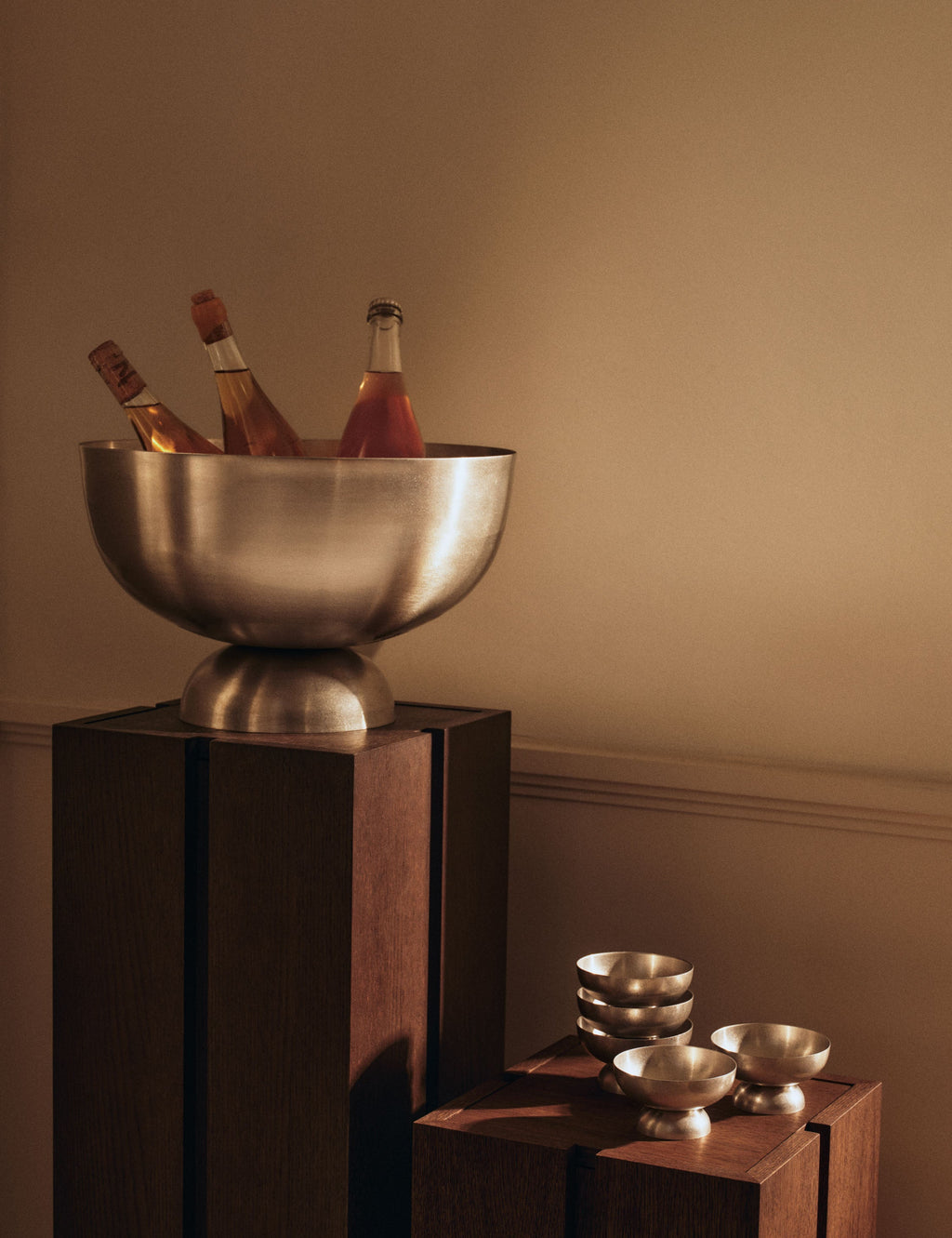 Lulu and Georgia - Tumbled Champagne Cooler by Ferm Living