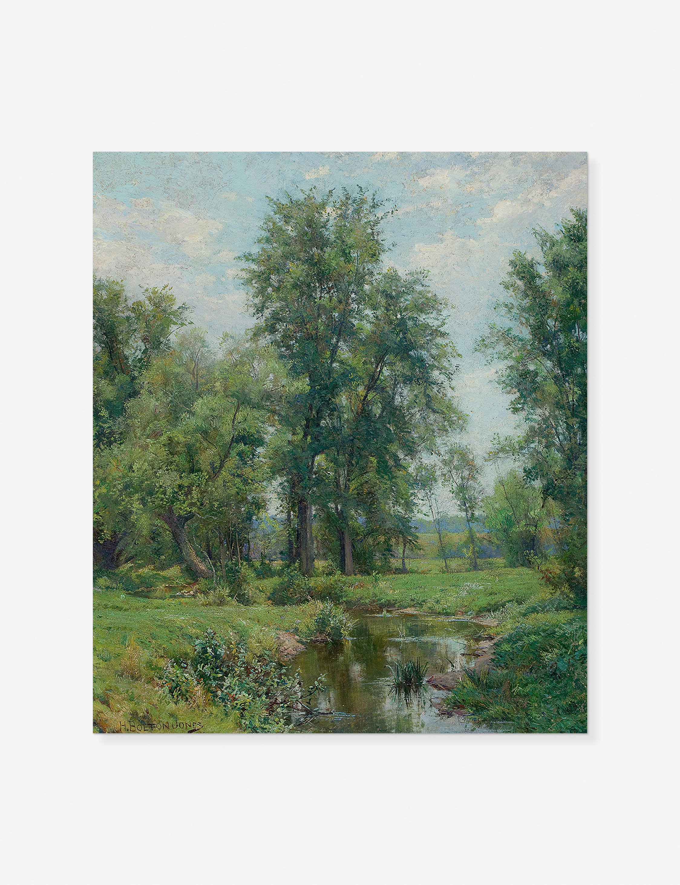 Lulu and Georgia - Springtime in Old Lyme, Connecticut Print by Hugh Bolton Jones