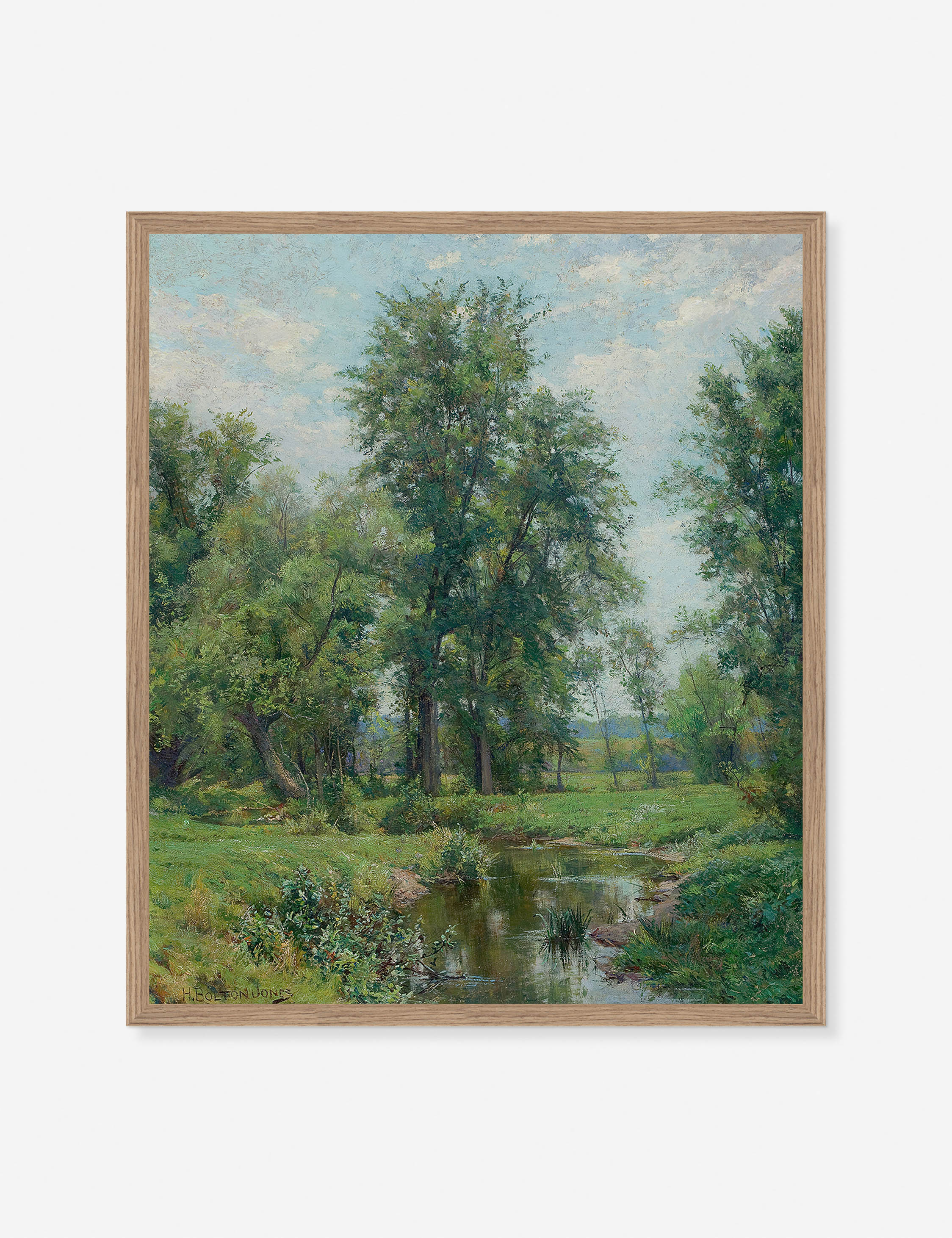 Lulu and Georgia - Springtime in Old Lyme, Connecticut Print by Hugh Bolton Jones