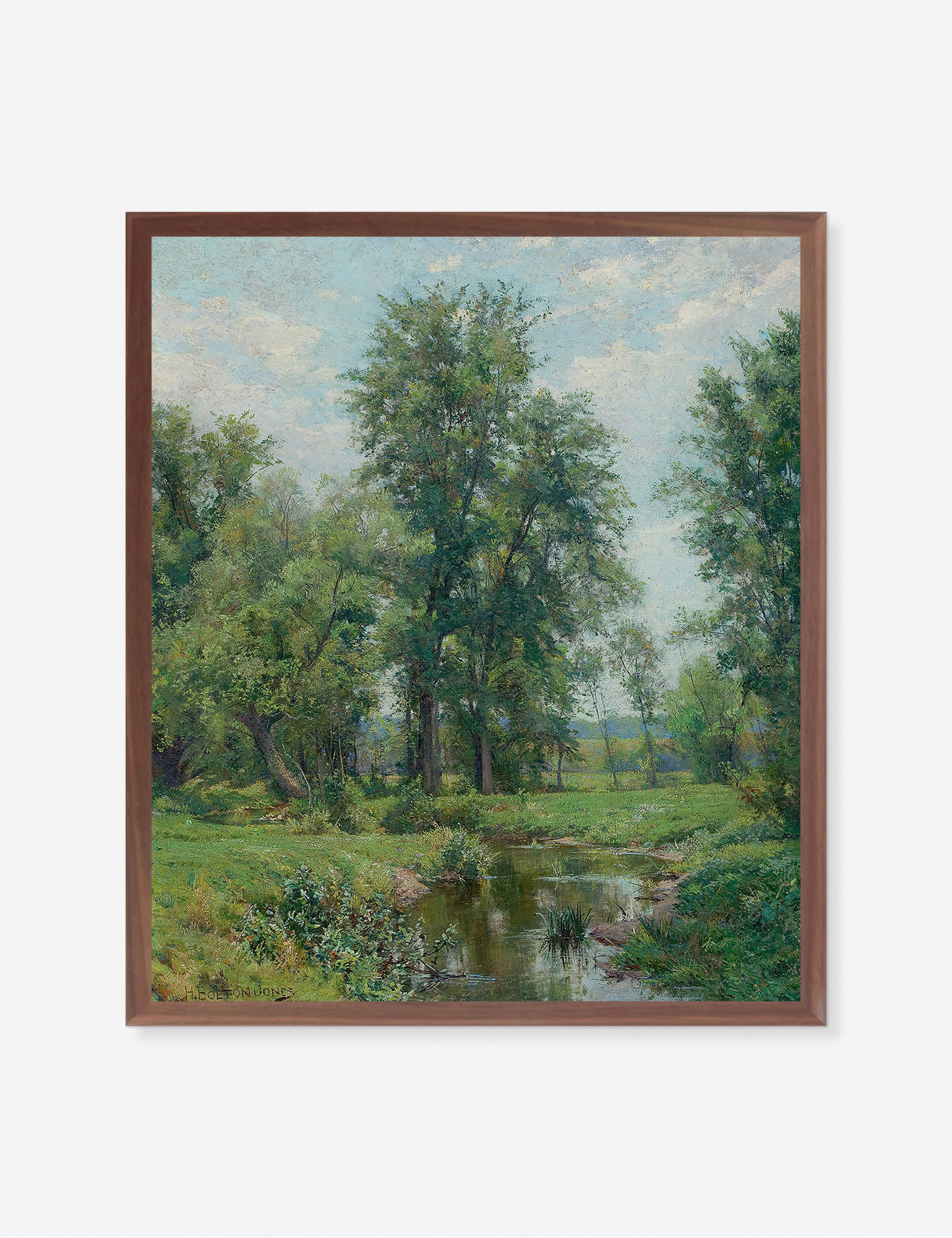 Lulu and Georgia - Springtime in Old Lyme, Connecticut Print by Hugh Bolton Jones