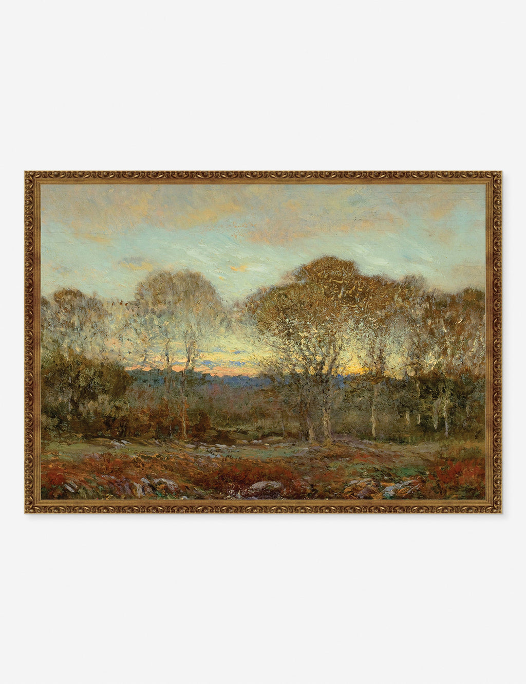 Lulu and Georgia - Sunset Print by Dwight William Tryon