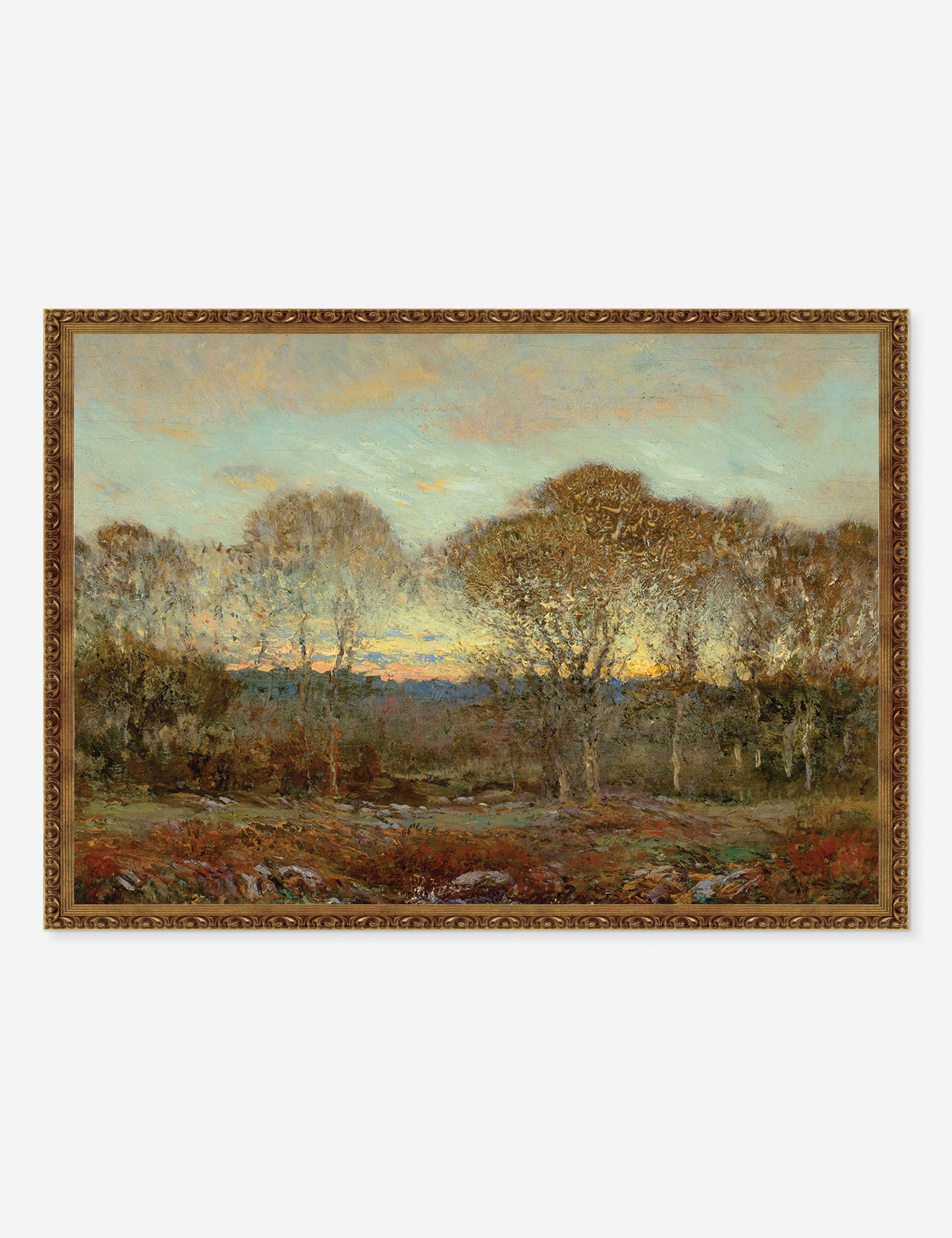 Lulu and Georgia - Sunset Print by Dwight William Tryon