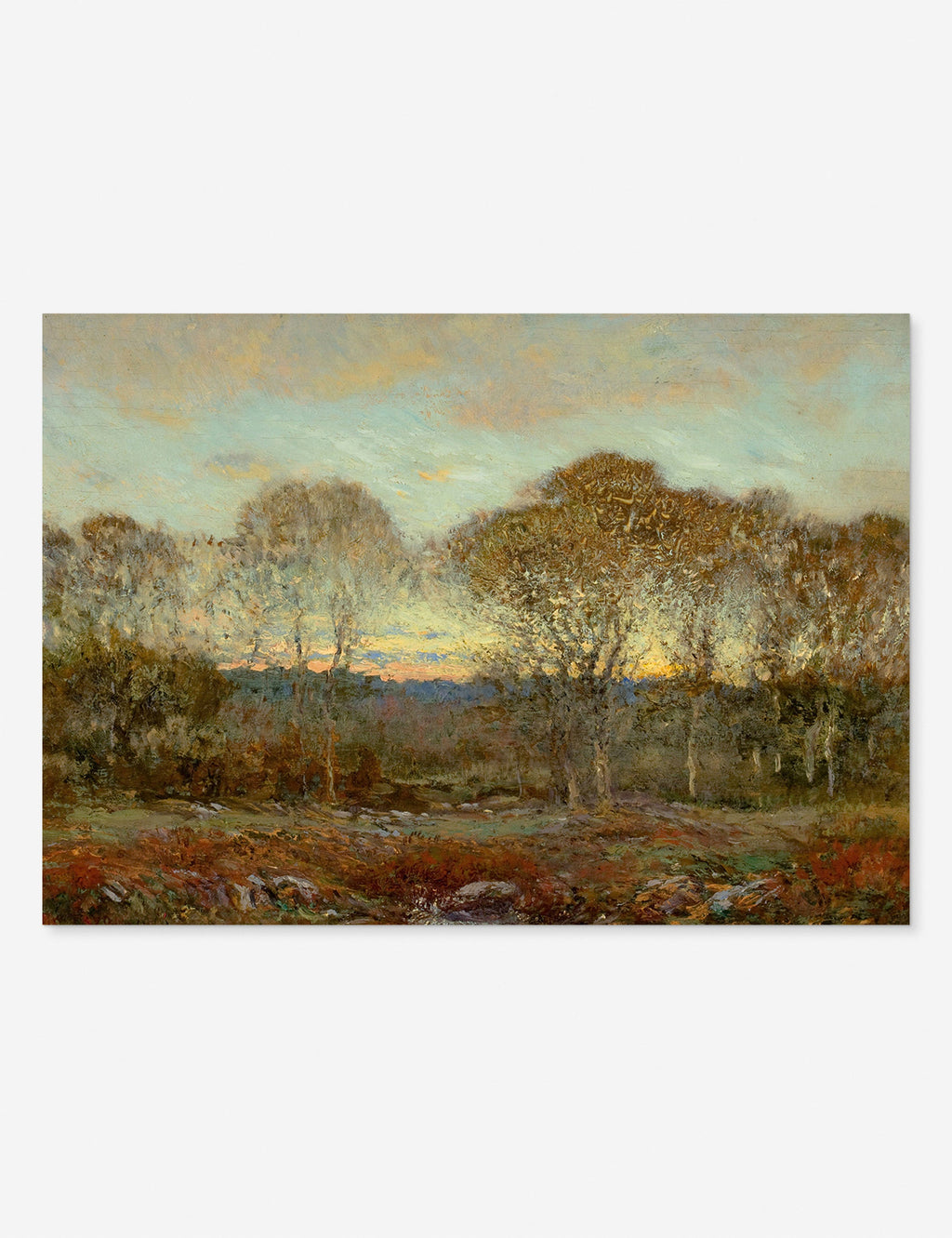 Lulu and Georgia - Sunset Print by Dwight William Tryon