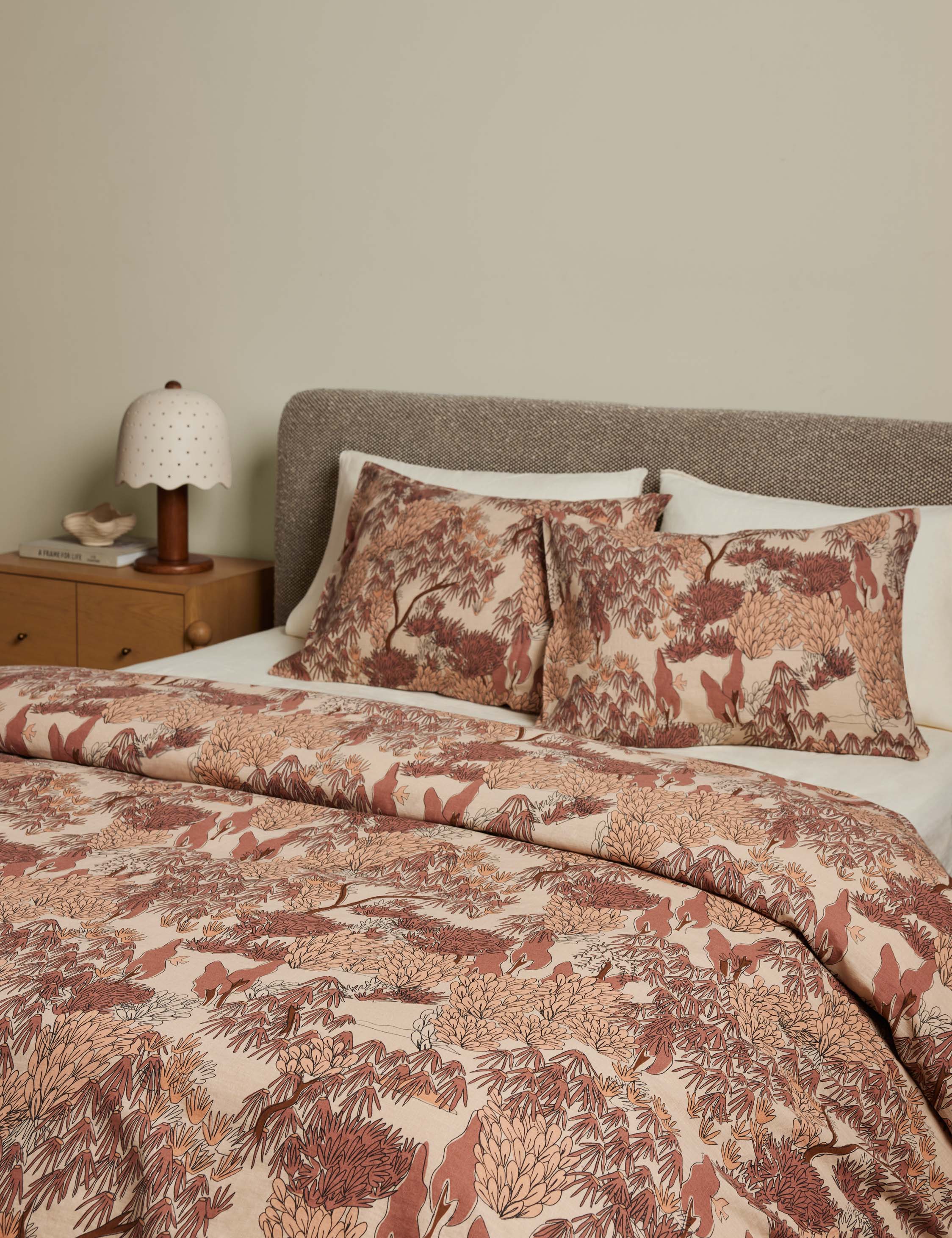Lulu and Georgia - Garden Walk Linen Cotton Duvet Cover by Sarah Sherman Samuel