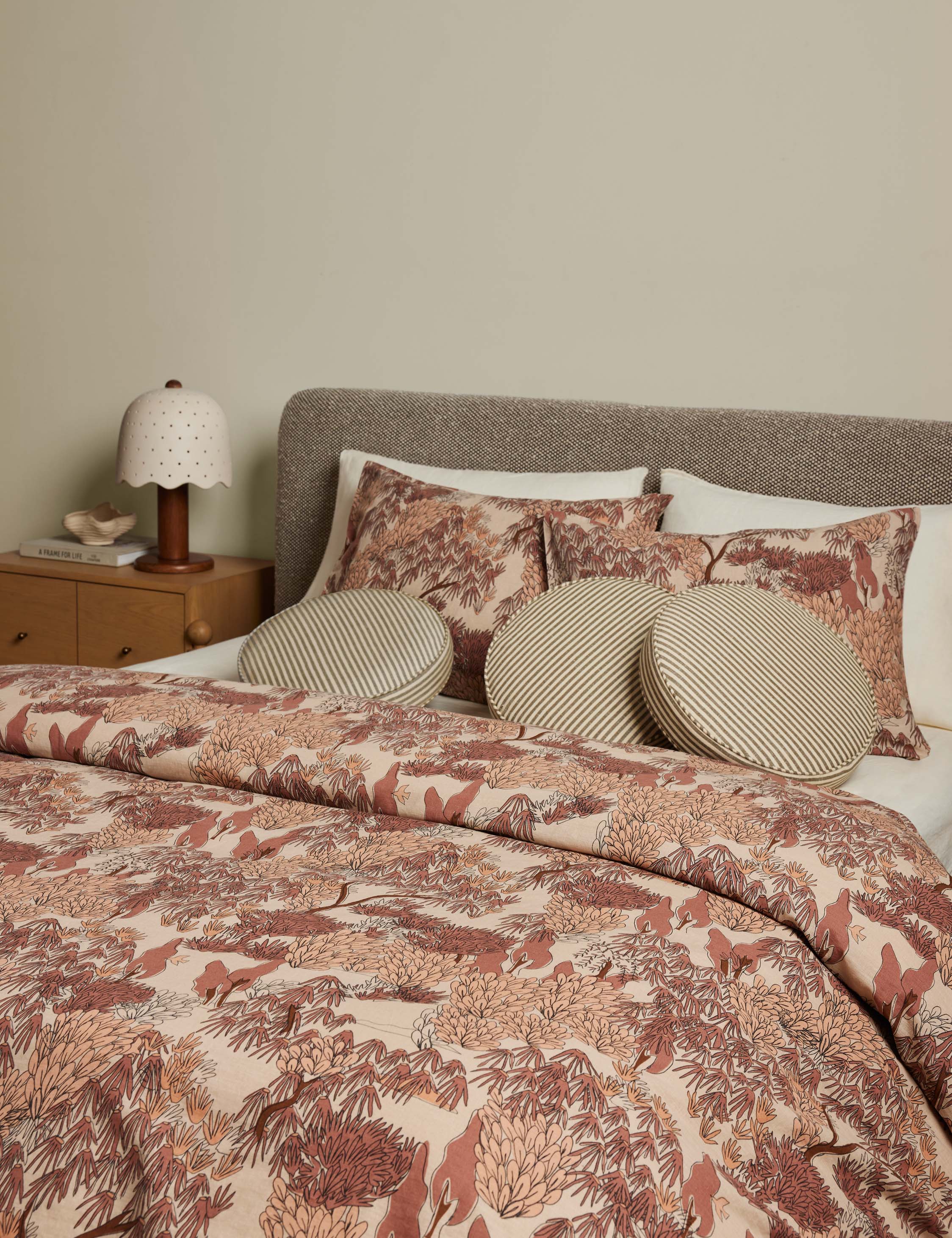 Lulu and Georgia - Garden Walk Linen Cotton Duvet Cover by Sarah Sherman Samuel