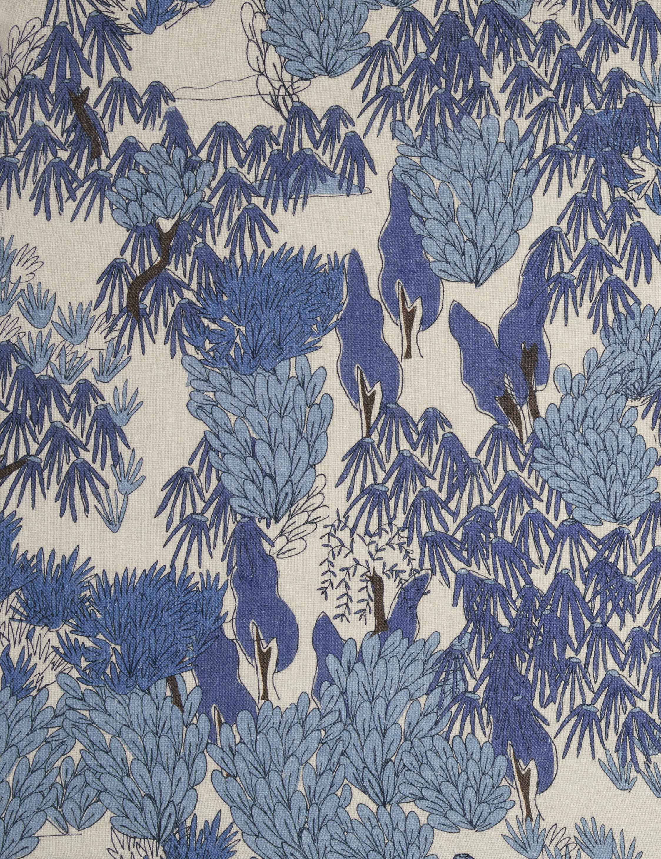 Lulu and Georgia - Garden Walk Linen Fabric by Sarah Sherman Samuel
