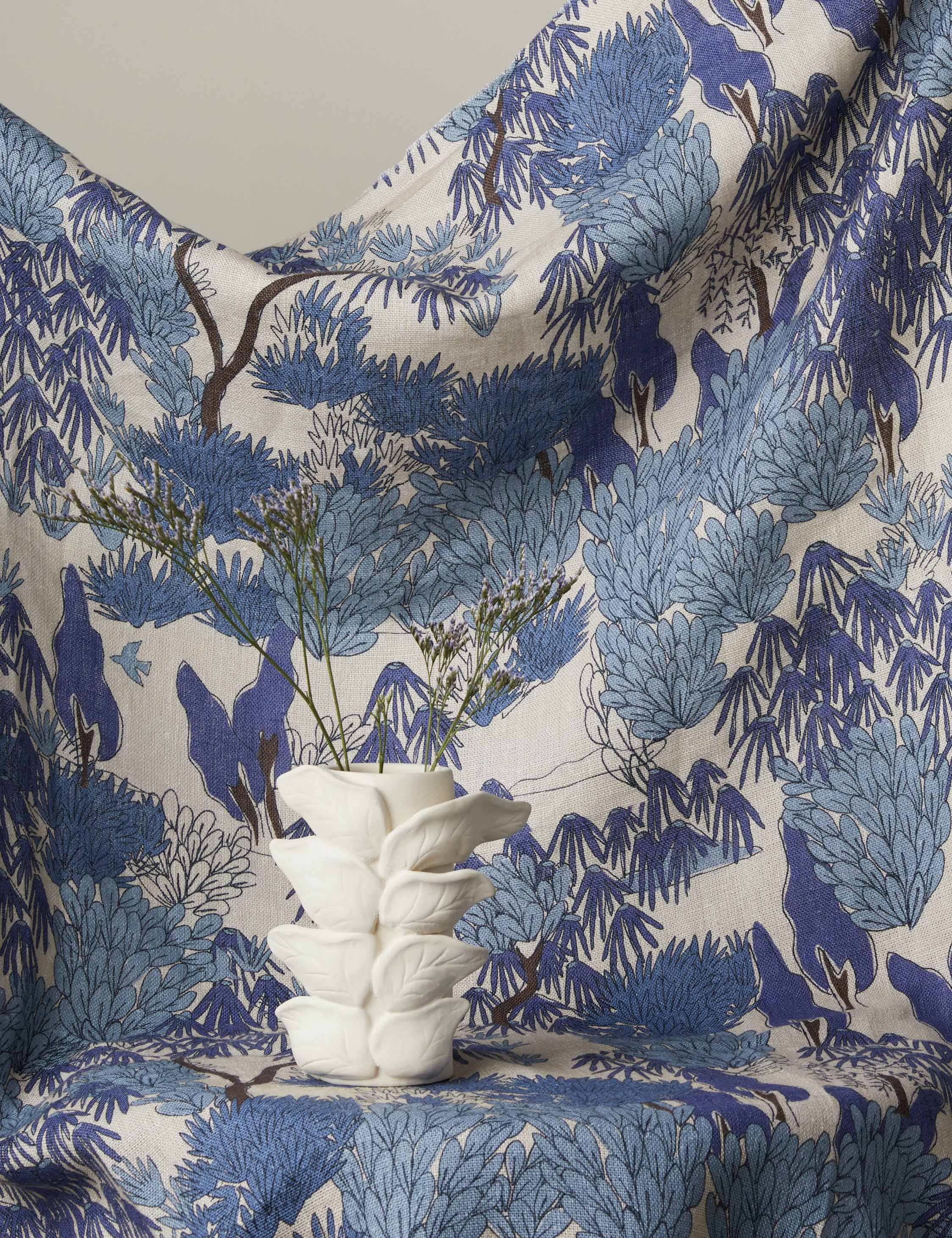 Lulu and Georgia - Garden Walk Linen Fabric by Sarah Sherman Samuel