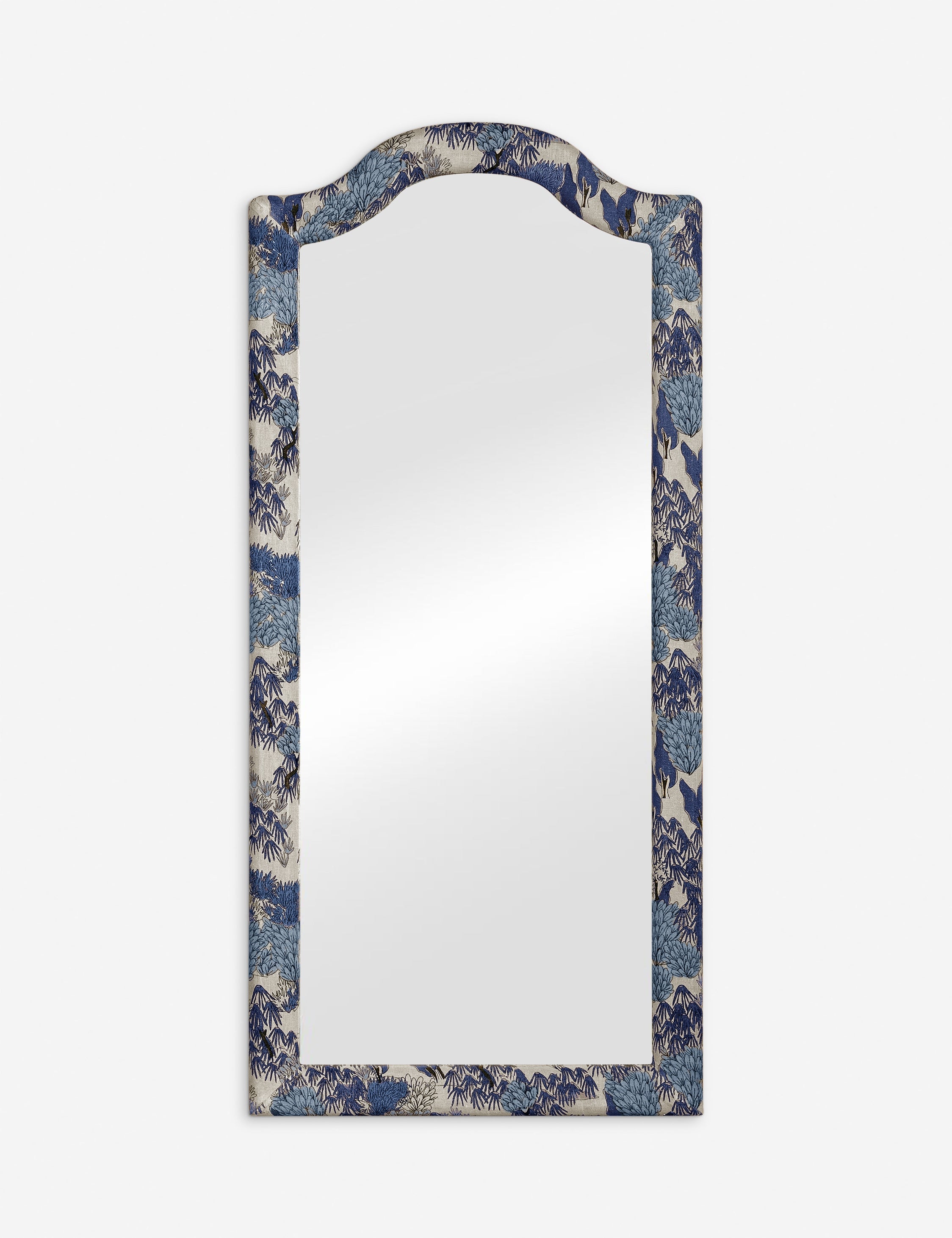 Lulu and Georgia - Garden Walk Upholstered Full Length Mirror by Sarah Sherman Samuel