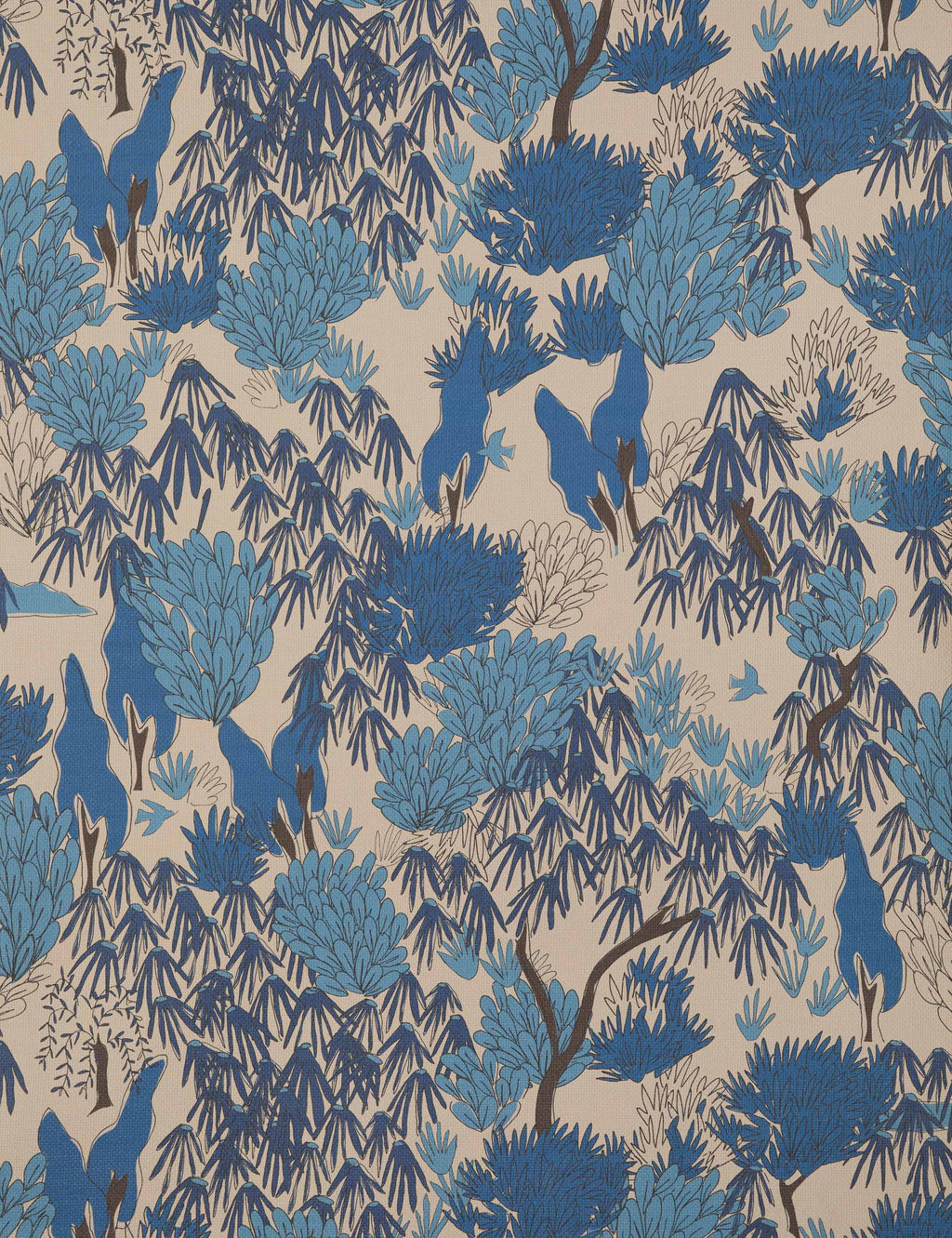 Lulu and Georgia - Garden Walk Paperweave Wallpaper by Sarah Sherman Samuel