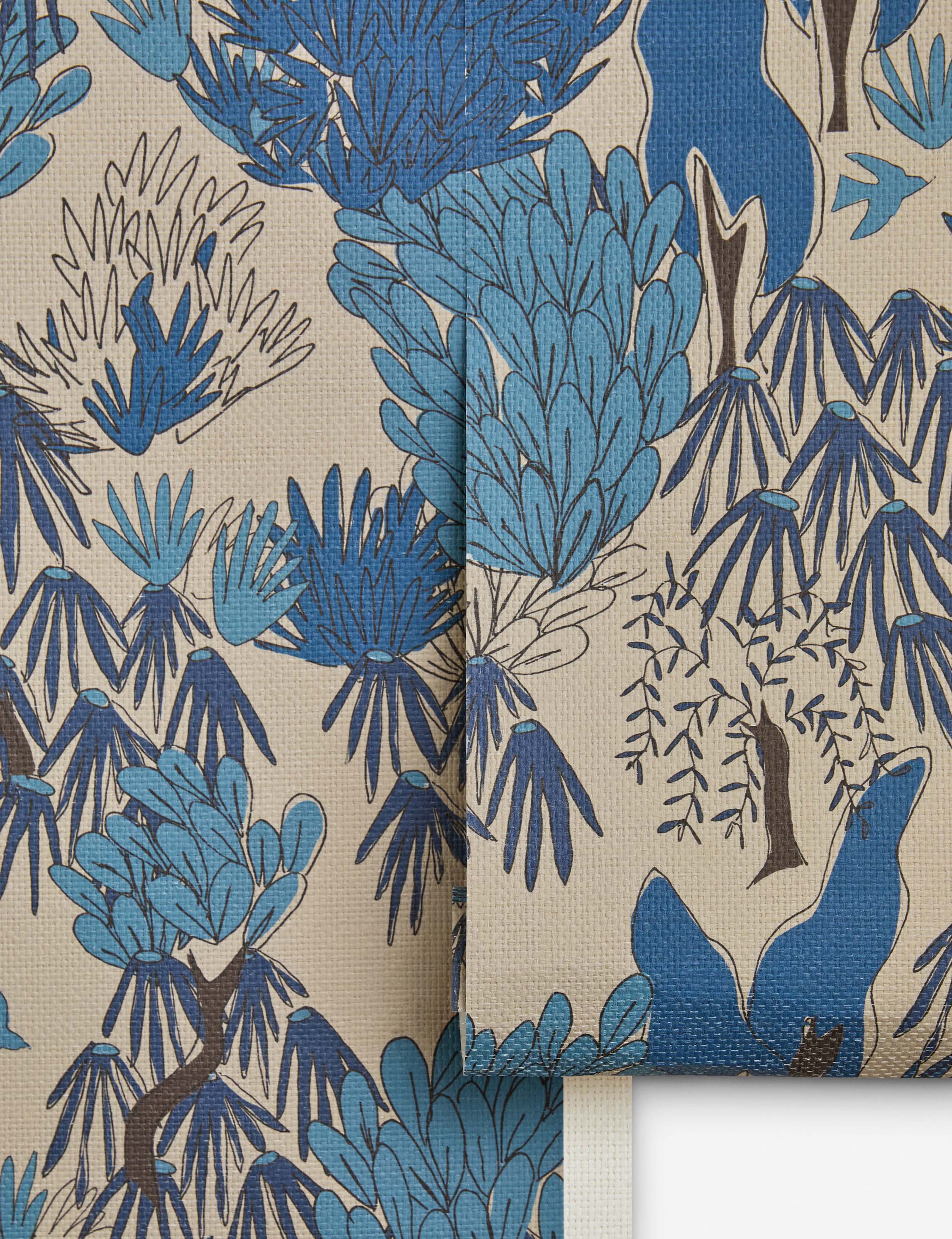 Lulu and Georgia - Garden Walk Paperweave Wallpaper by Sarah Sherman Samuel