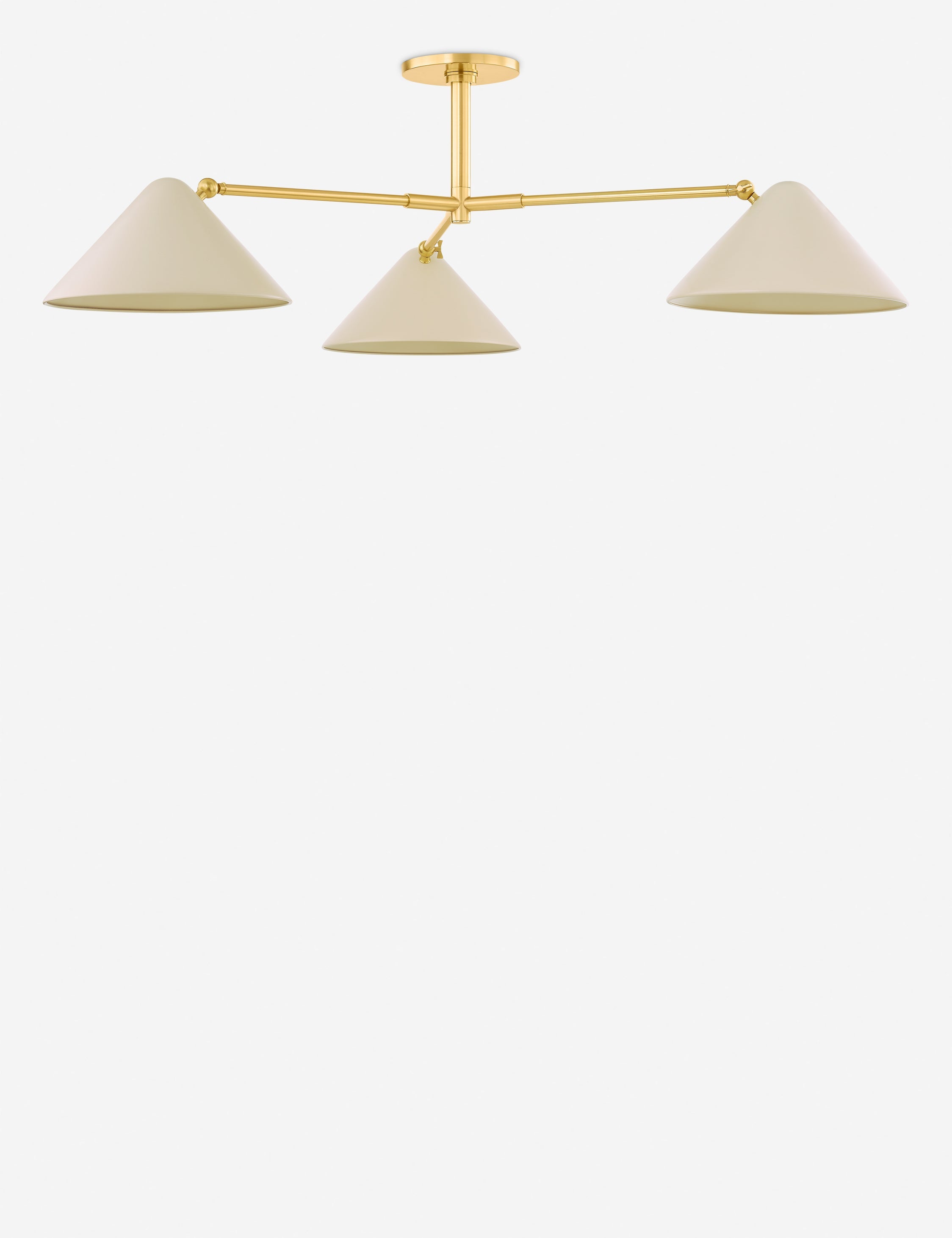 Lulu and Georgia - Citrine Semi - Flush Mount Light