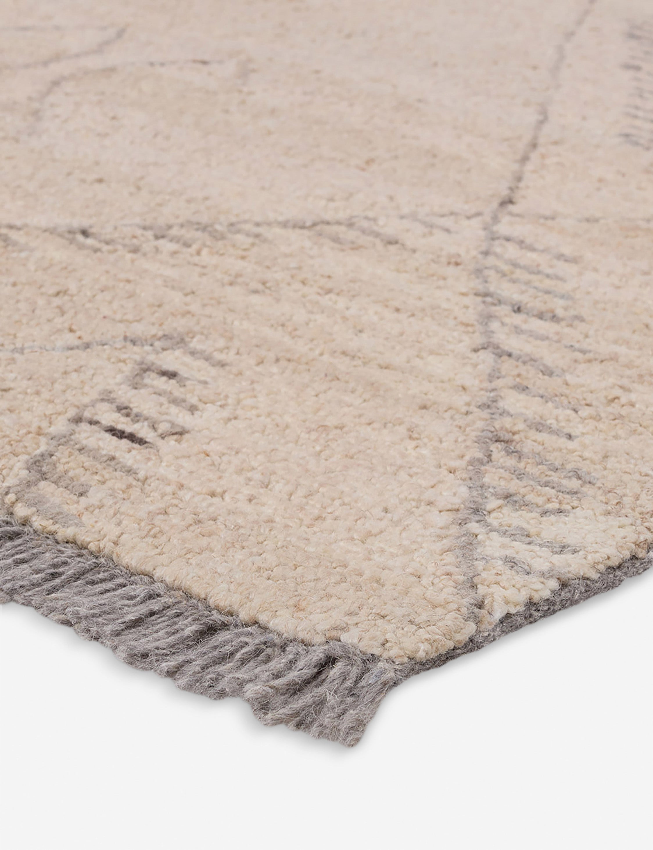 Lulu and Georgia - Esca Hand - Tufted Wool Moroccan - Style Rug