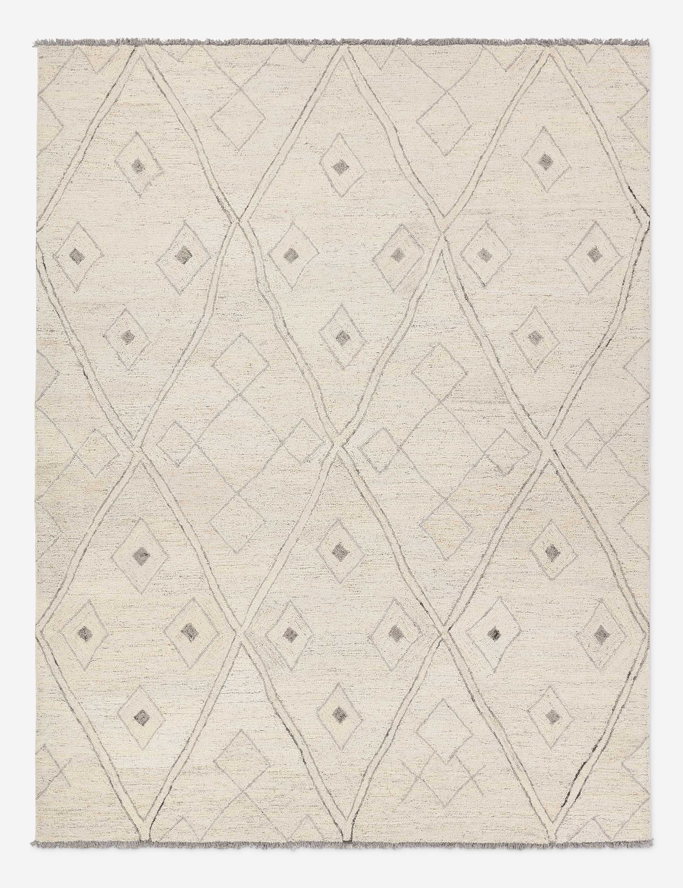 Lulu and Georgia - Sunisa Hand - Tufted Wool Moroccan - Style Rug