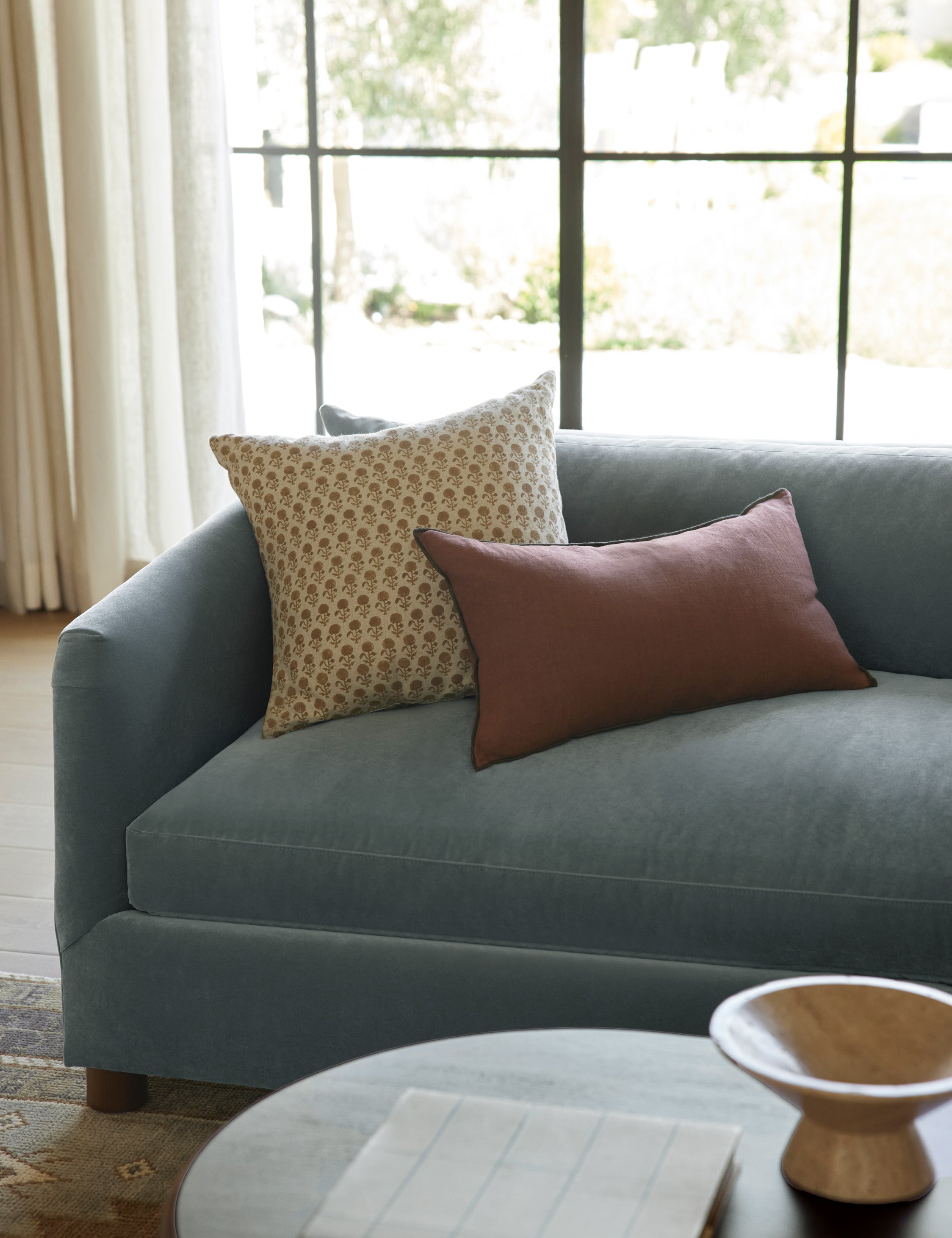 Lulu and Georgia - Carys Contrast Linen Pillow
