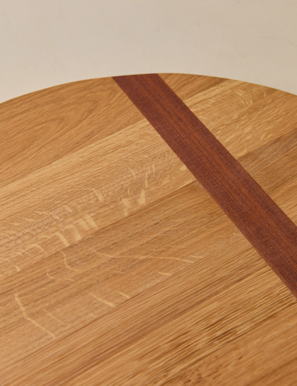Lulu and Georgia - Handcrafted Round Oak Serving Board by etúHOME