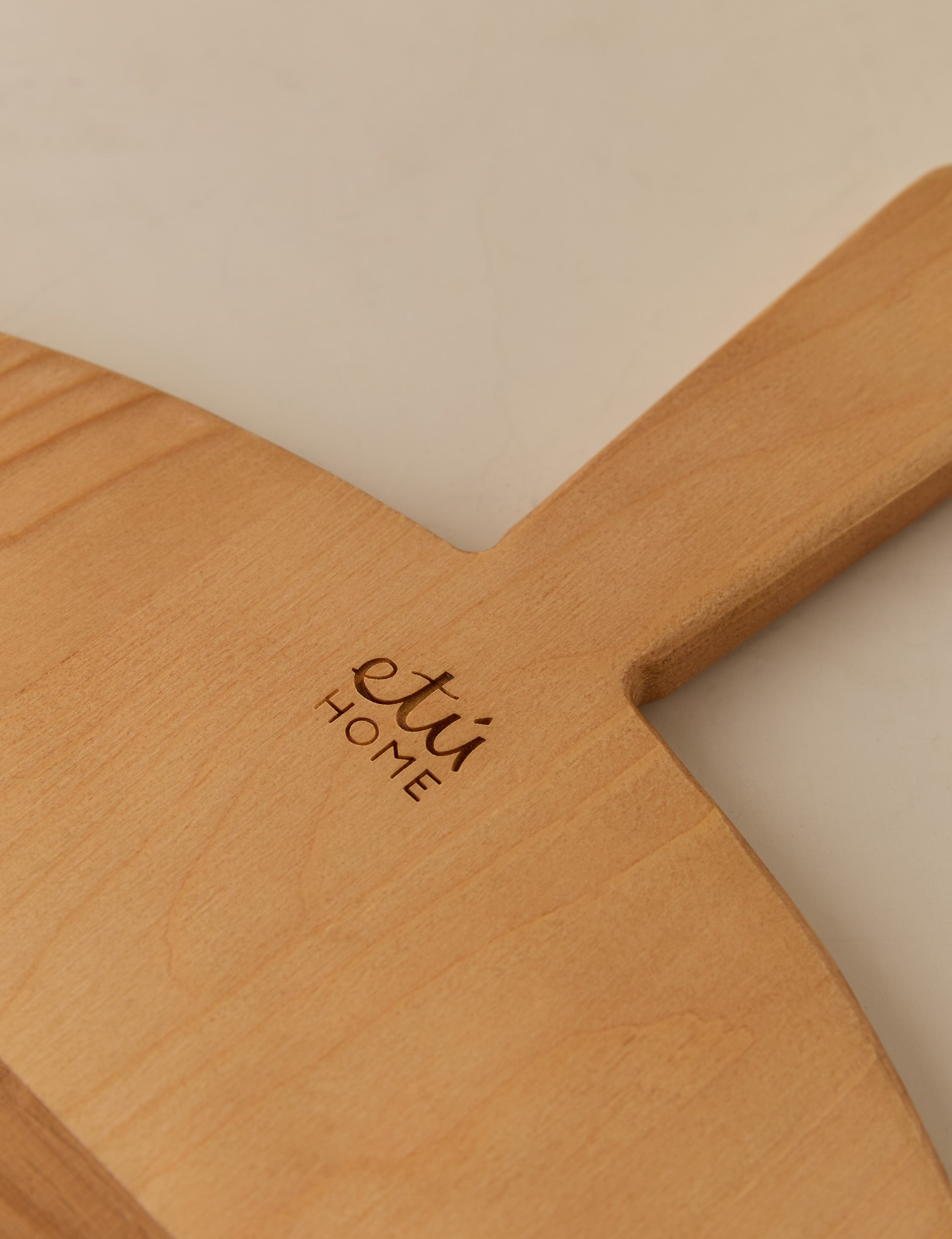 Lulu and Georgia - Handcrafted Round Pine Serving Board by etúHOME