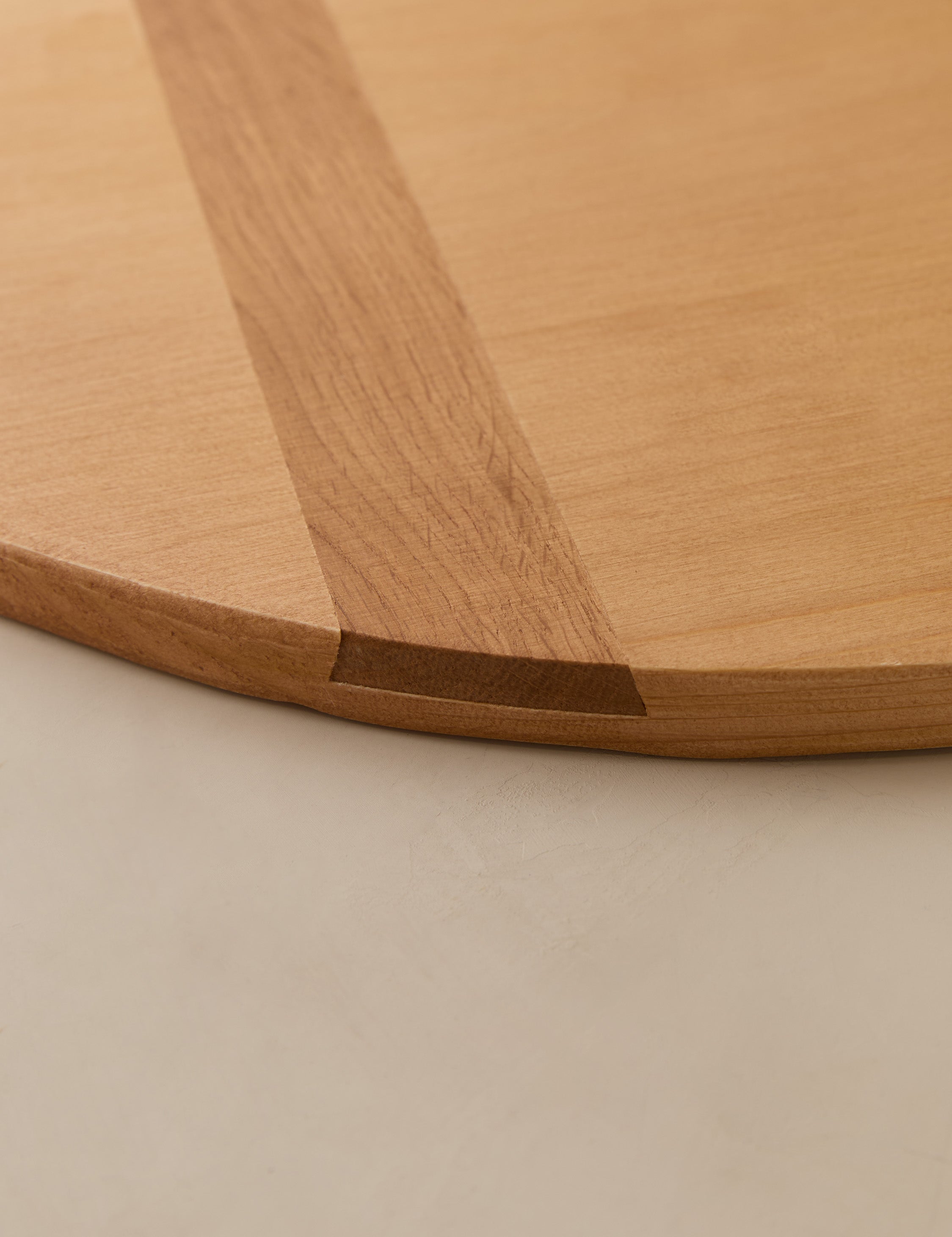 Lulu and Georgia - Handcrafted Round Pine Serving Board by etúHOME