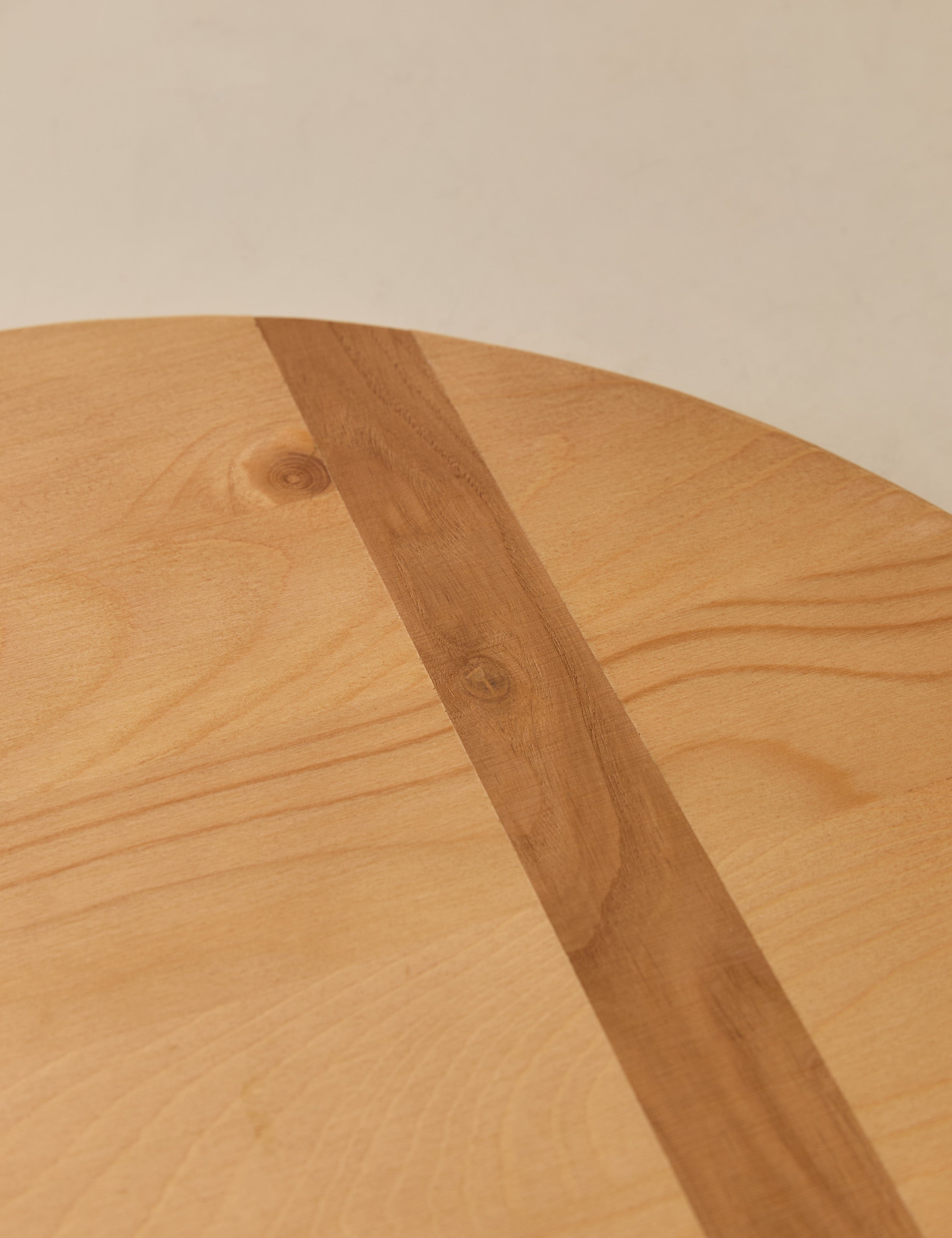 Lulu and Georgia - Handcrafted Round Pine Serving Board by etúHOME