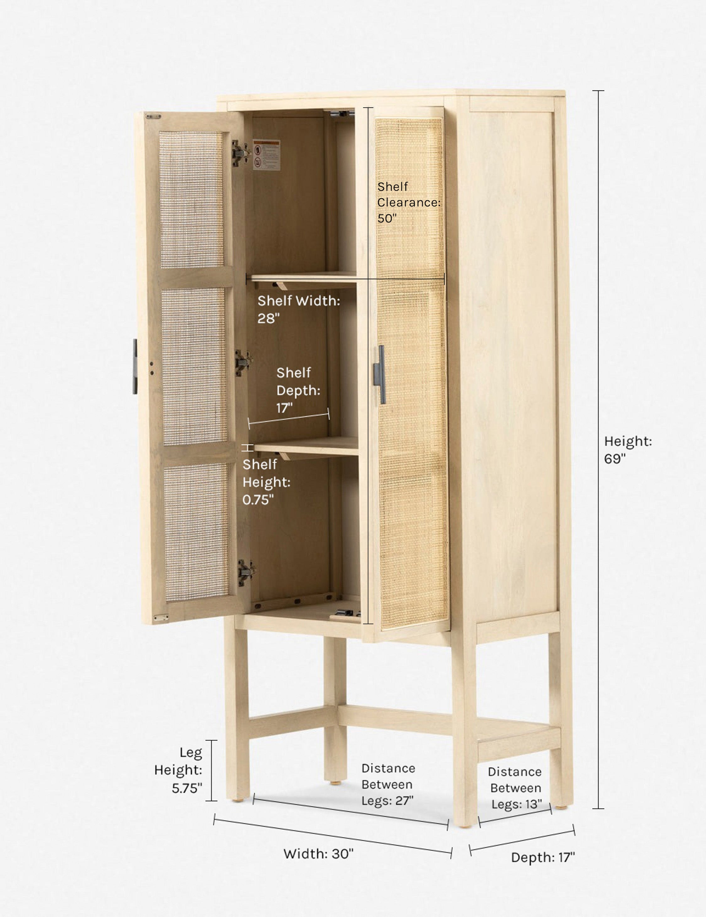 Lulu and Georgia - Hannah Narrow Cabinet