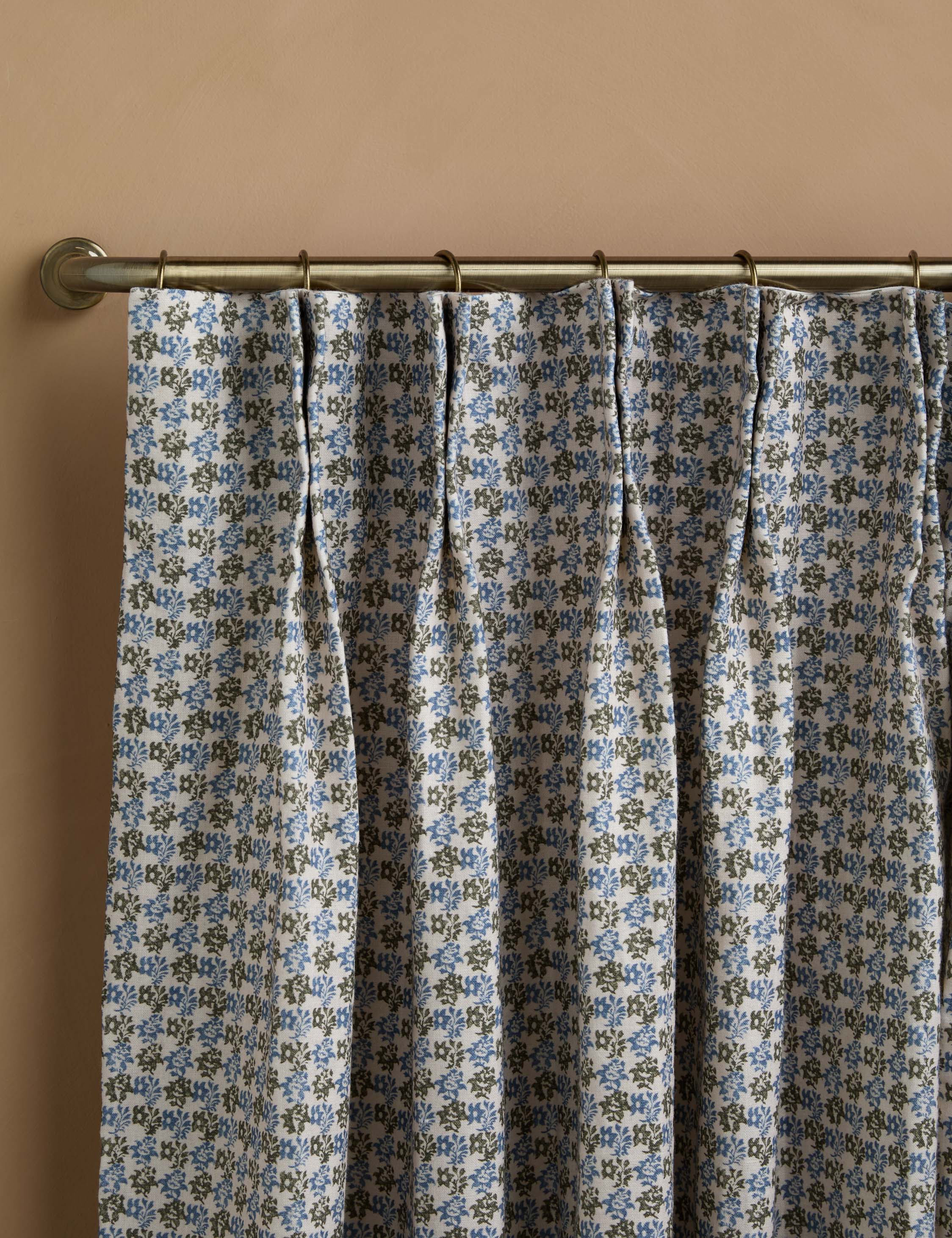 Lulu and Georgia - Haris Pleated Linen Curtain Panel by Heidi Caillier