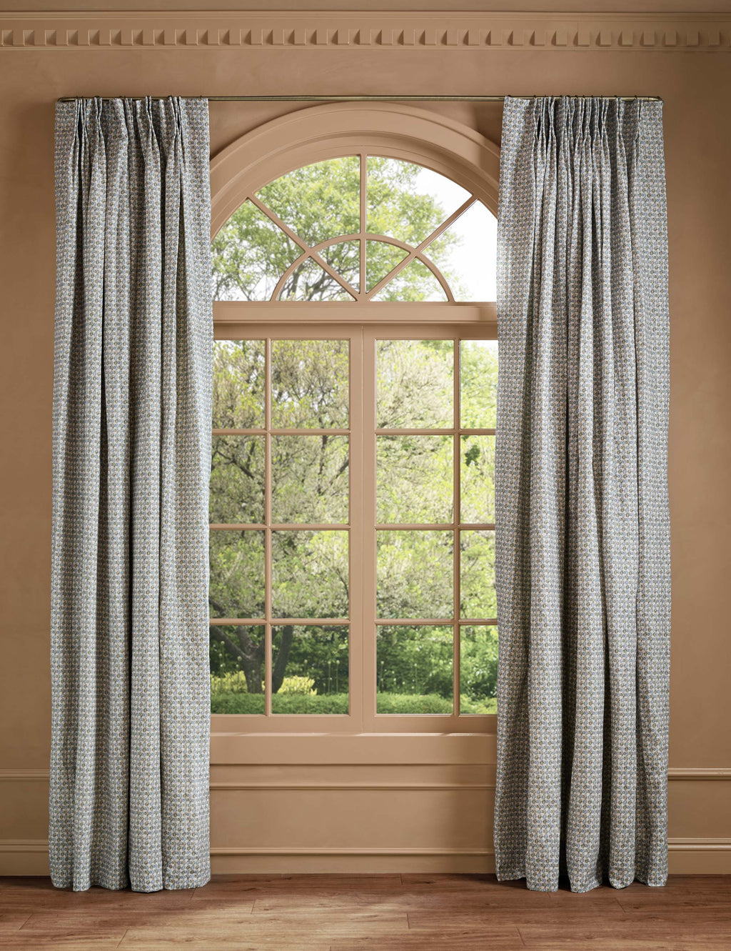 Lulu and Georgia - Haris Pleated Linen Curtain Panel by Heidi Caillier