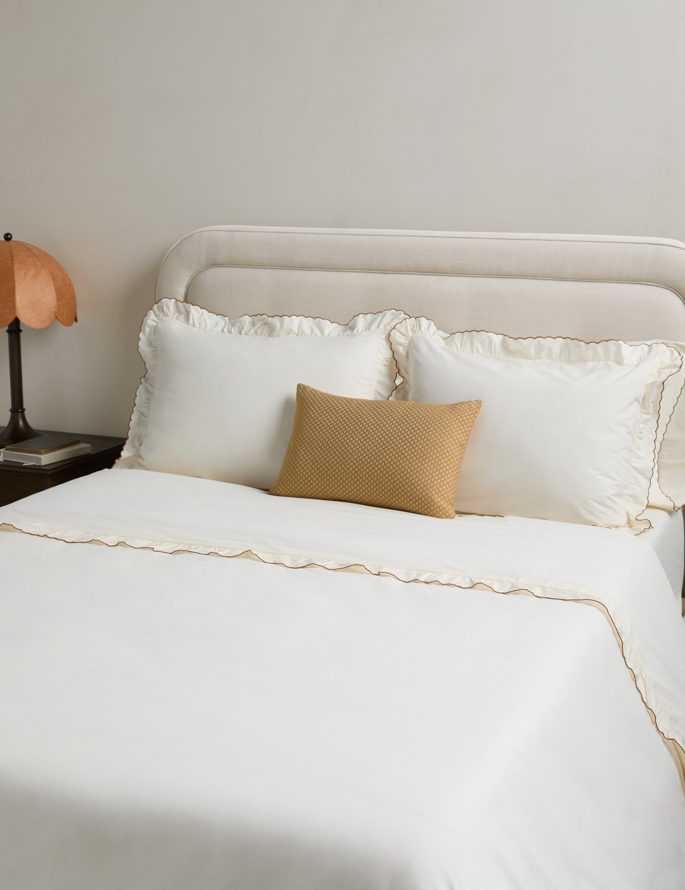 Lulu and Georgia - Hatton Scalloped Cotton Duvet Cover