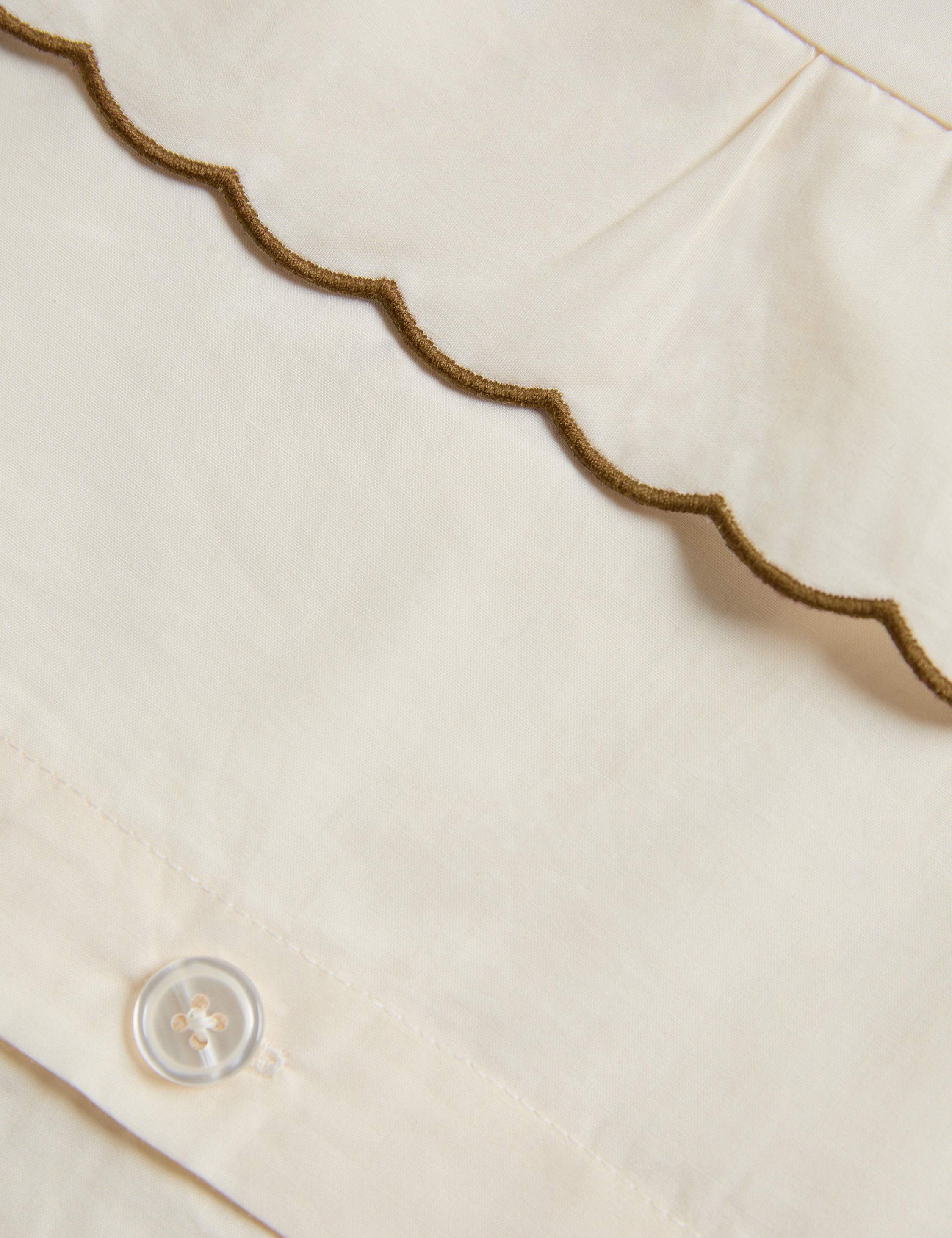 Lulu and Georgia - Hatton Scalloped Cotton Duvet Cover