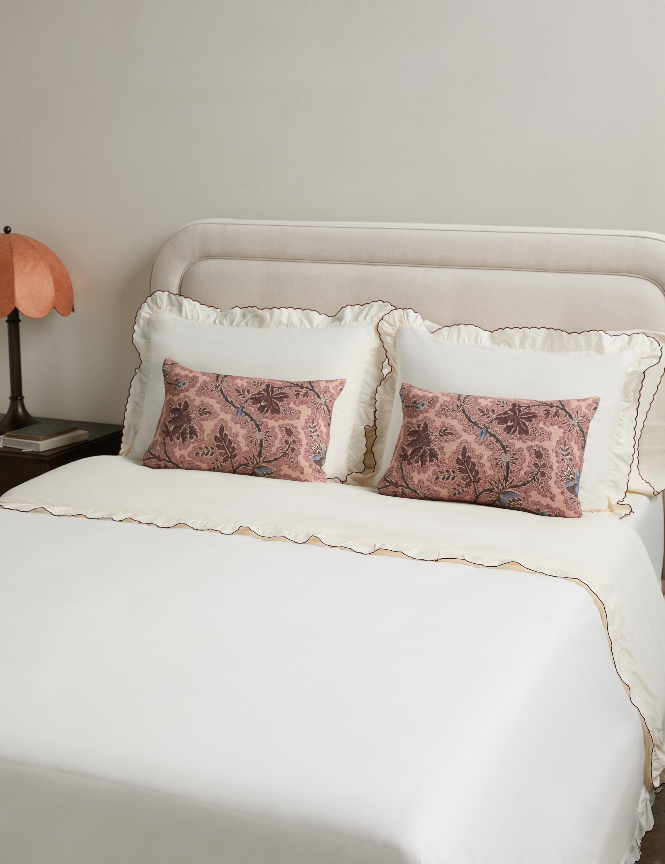 Lulu and Georgia - Hatton Scalloped Cotton Duvet Cover