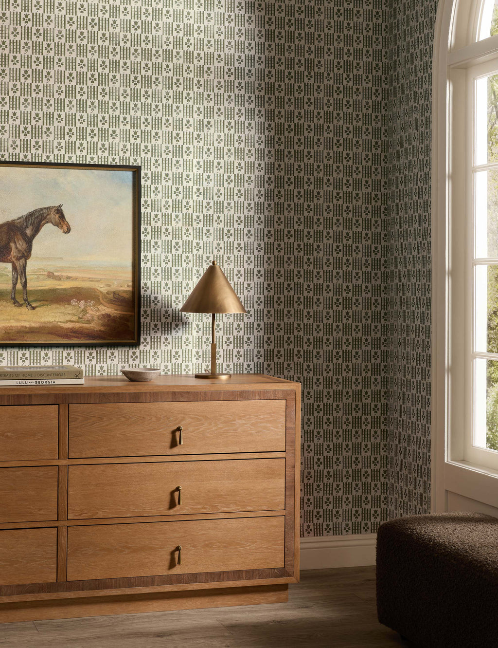 Lulu and Georgia - Antiqued Horse I Wall Art