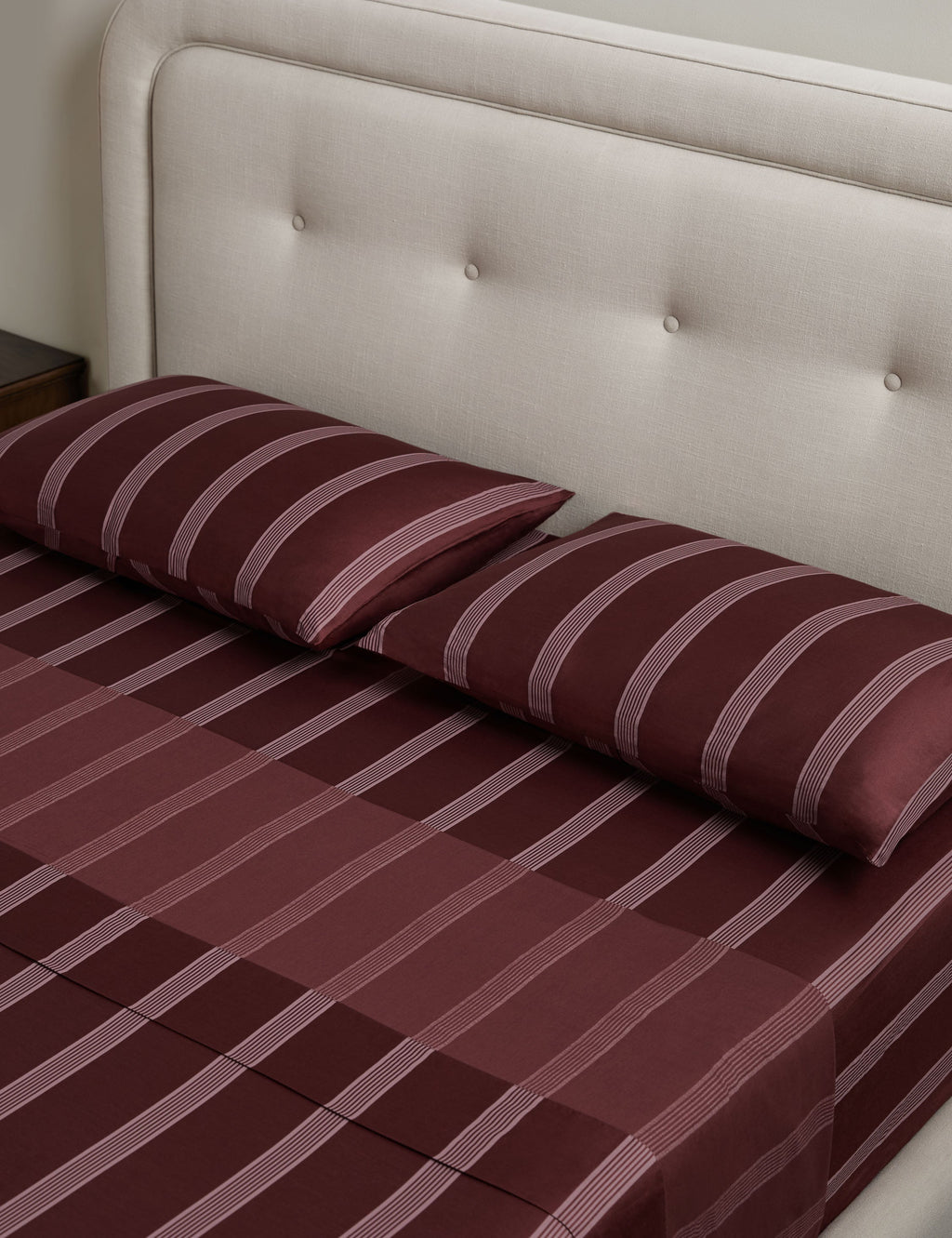 Lulu and Georgia - Hemsley Striped Cotton Sheet Set
