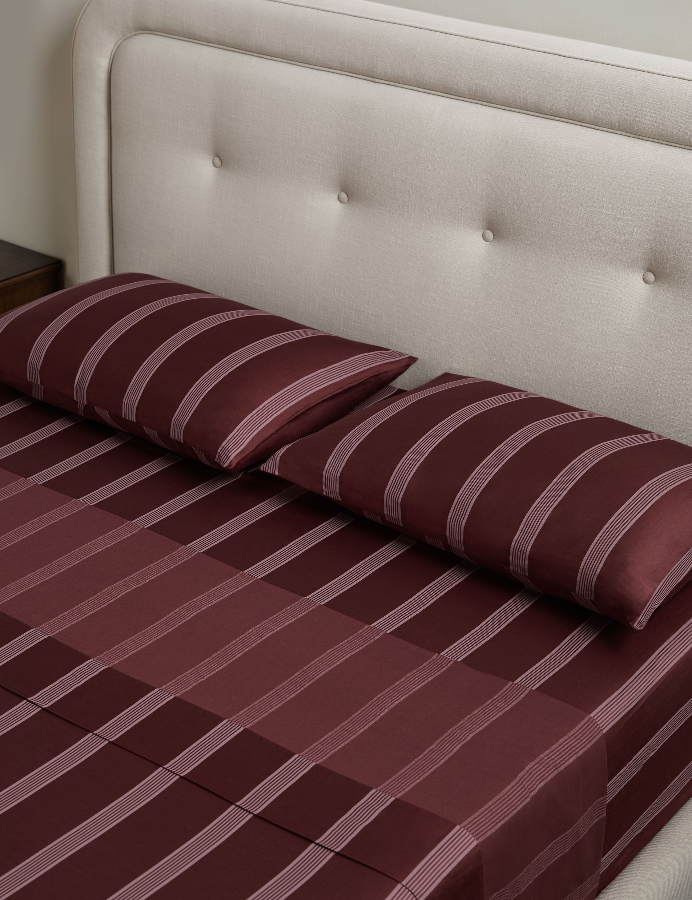 Lulu and Georgia - Hemsley Striped Cotton Sheet Set